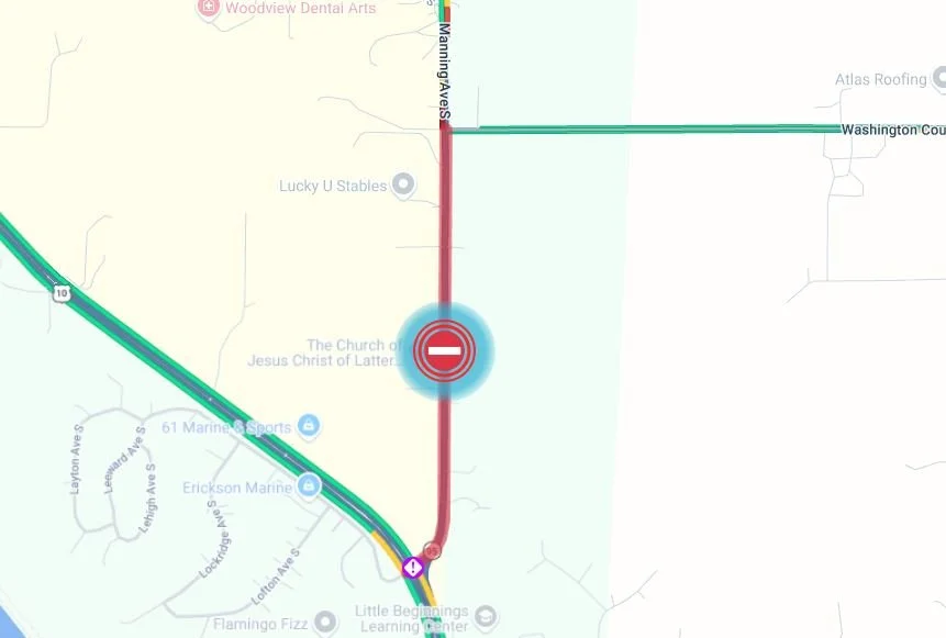 Fatal Crash Closes Highway 95 Near Highway 61 in Cottage Grove Sunday Morning