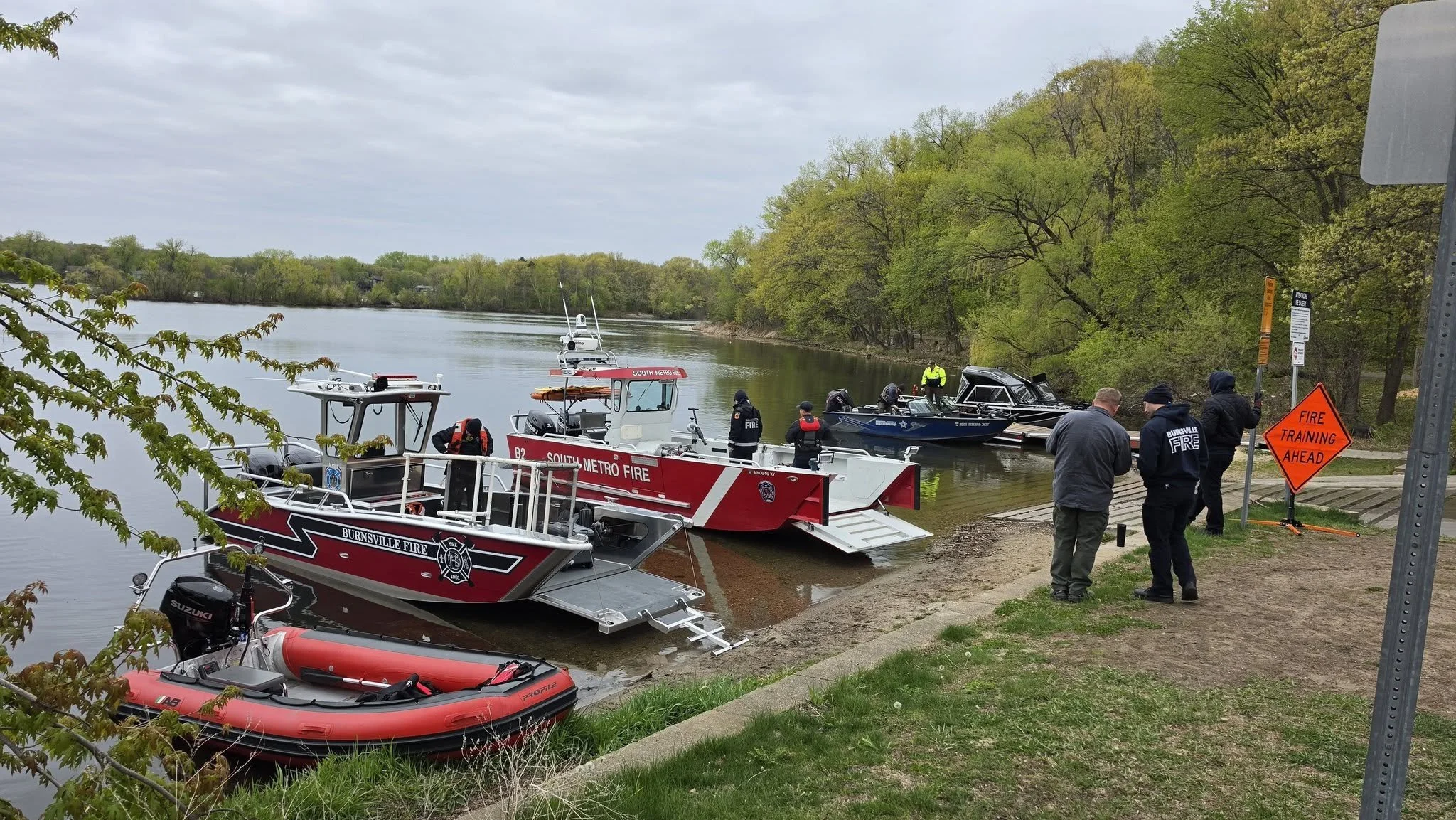 Training Underway: Heavy Emergency Response Presence Expected at Crystal Lake for Water Rescue Exercises