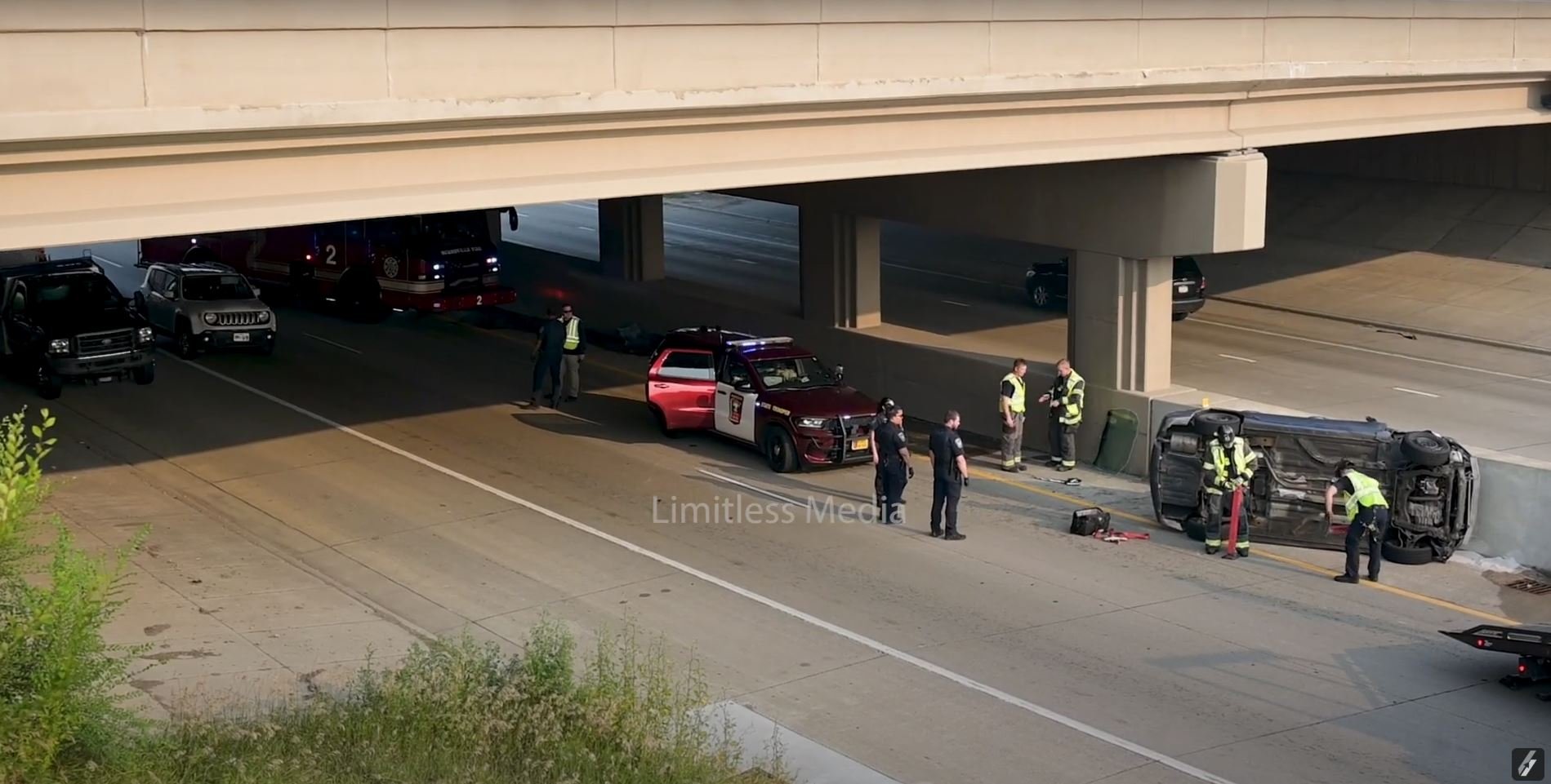 Two-Vehicle Crash Involving a Rollover on Highway 13 in Burnsville Under Investigation