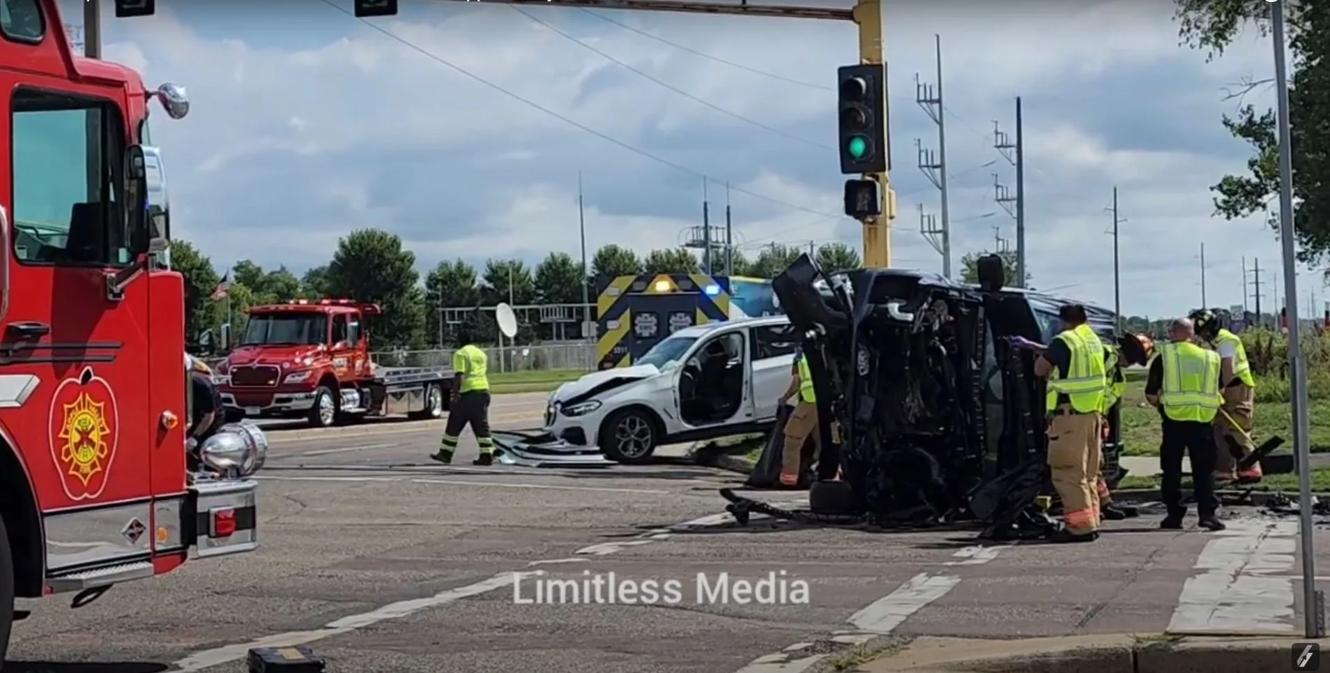 Four Hospitalized After Serious Two-Vehicle Crash in Apple Valley