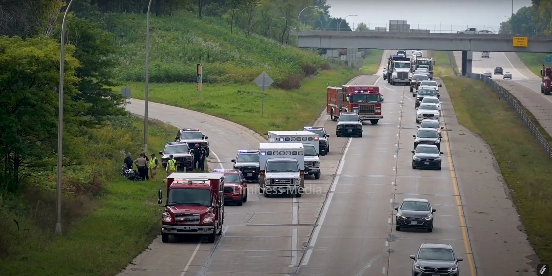 Two Injured in Apple Valley Motorcycle Crash on Cedar Avenue at McAndrews