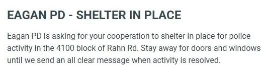 Police Activity Prompts Shelter-in-Place Near Eagan Gardens Apartments in Eagan