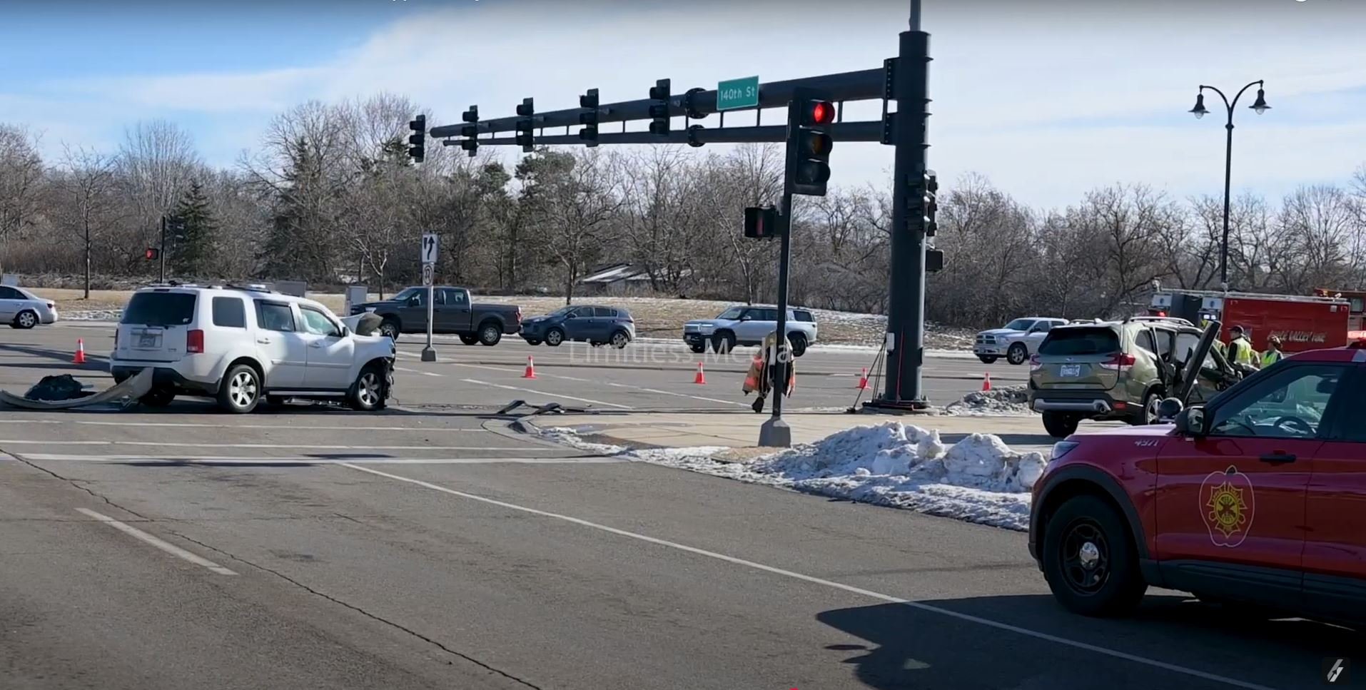 Serious Crash in Apple Valley Leaves Two With Serious Injuries
