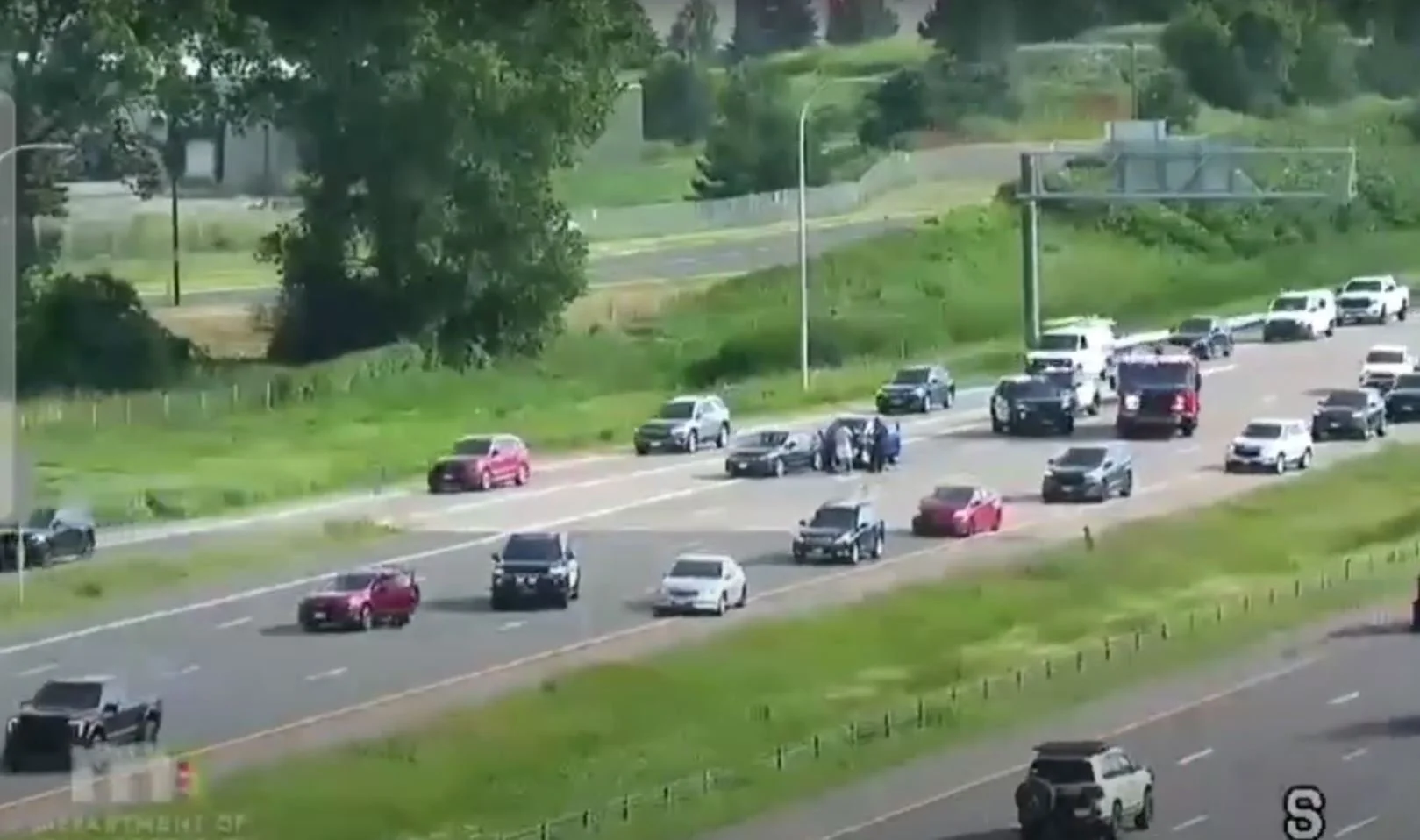 Three-Vehicle Crash on I-35E in Eagan Sends One to Hospital