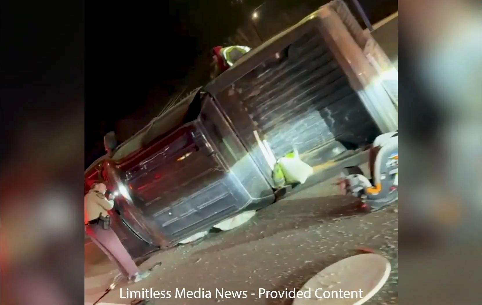 Hit-and-Run Roll Over Crash Reported on I-35W in Burnsville; No Injuries to Pickup Occupants