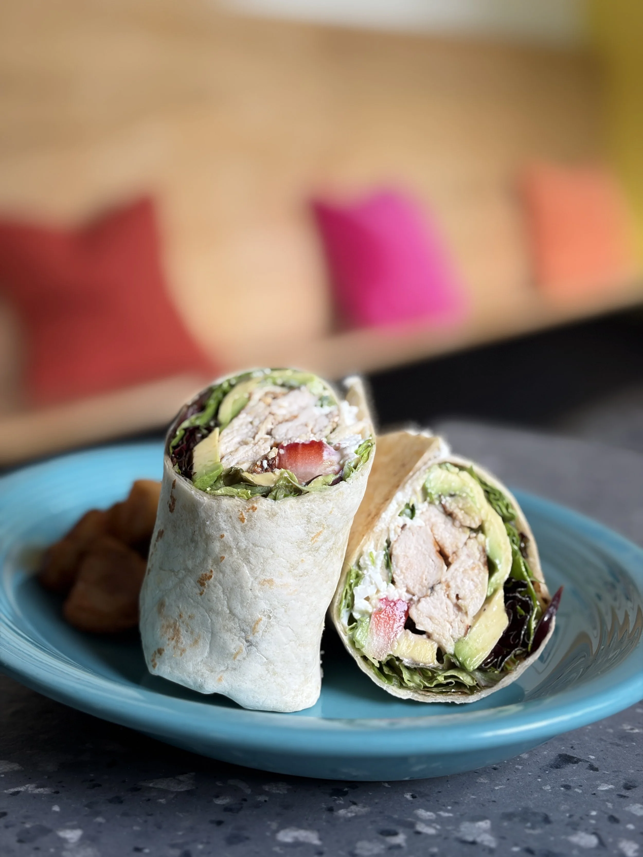 breakfast salad (wrap)