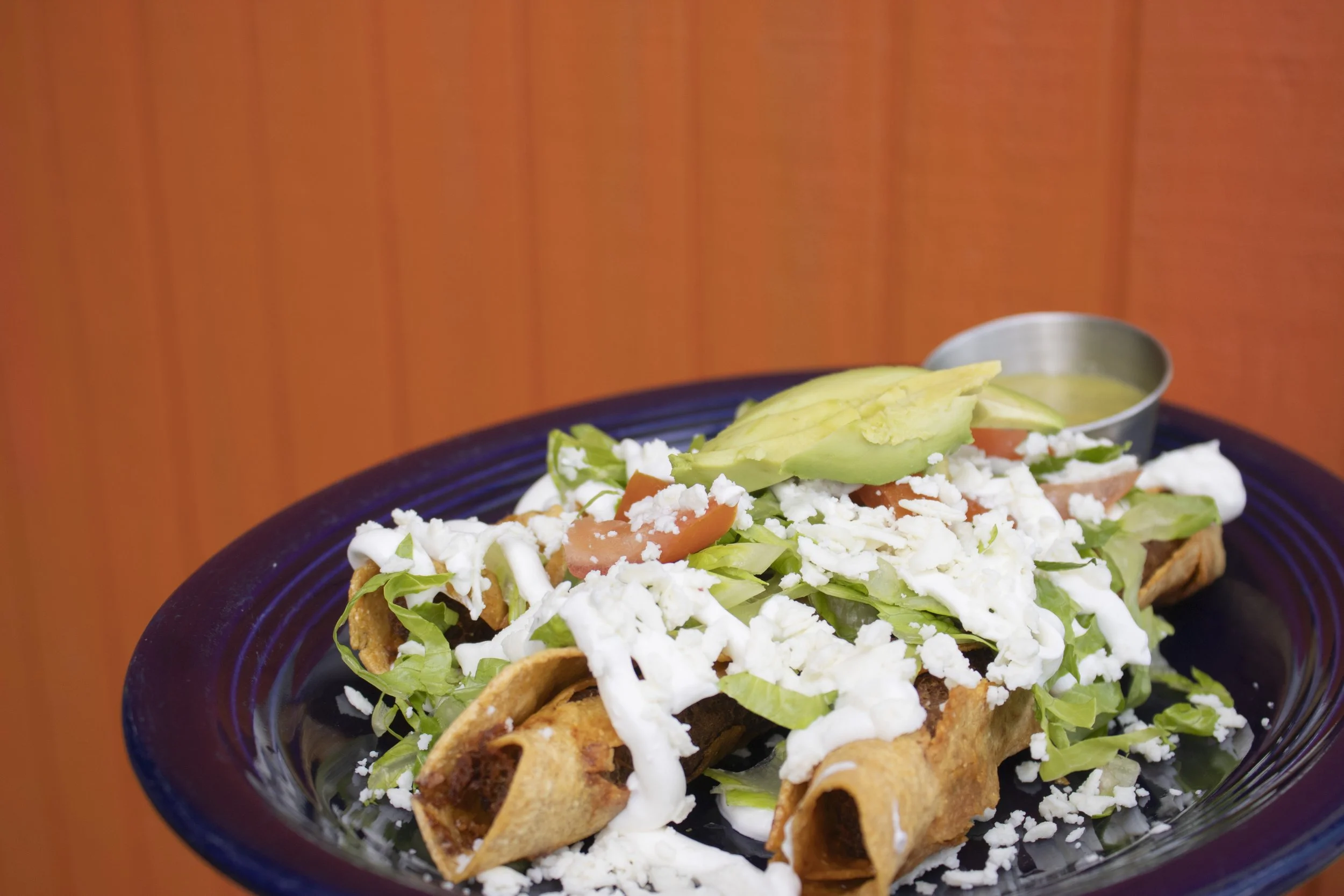 chicken chile flautas