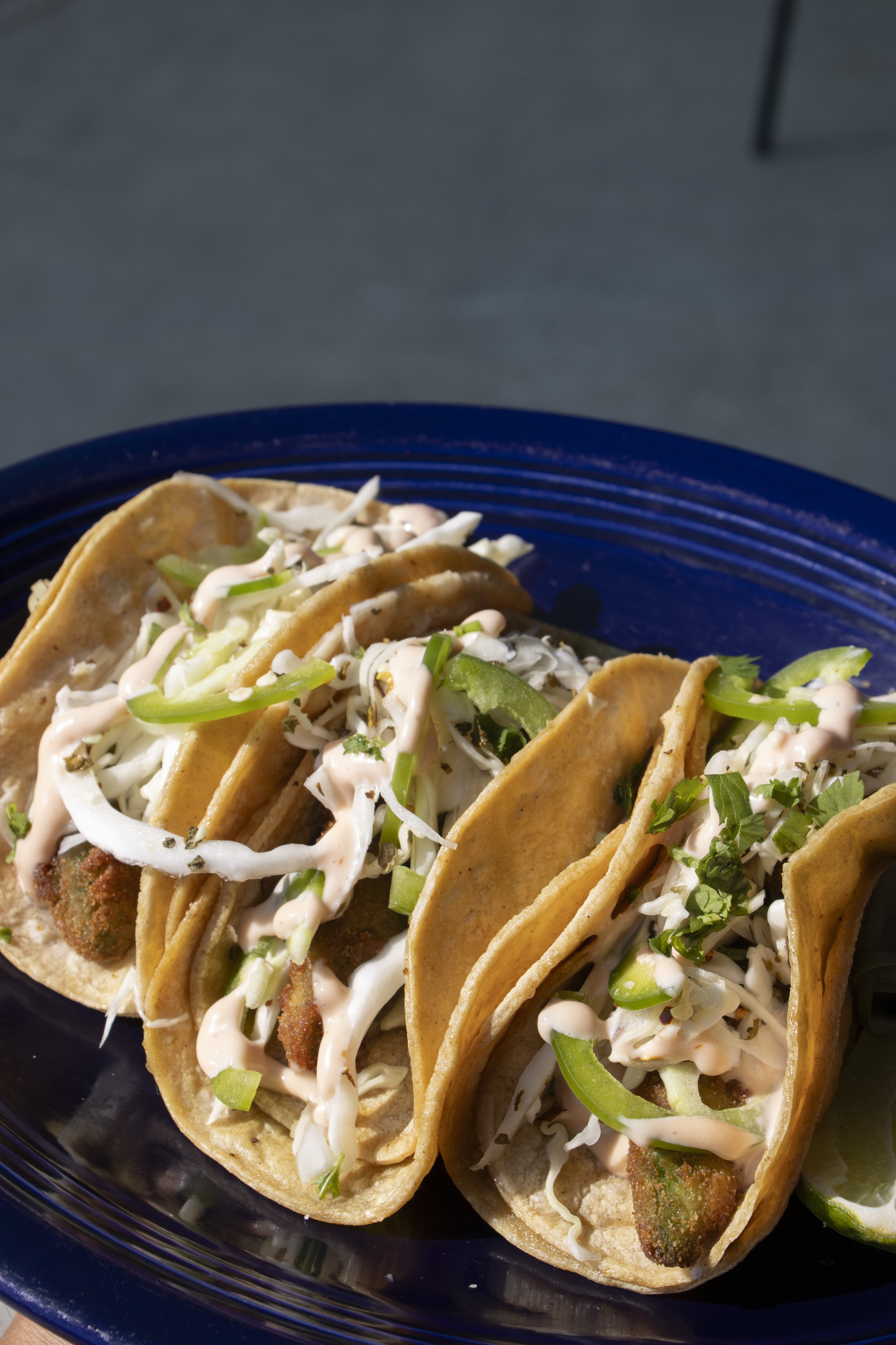 crispy avocado tacos