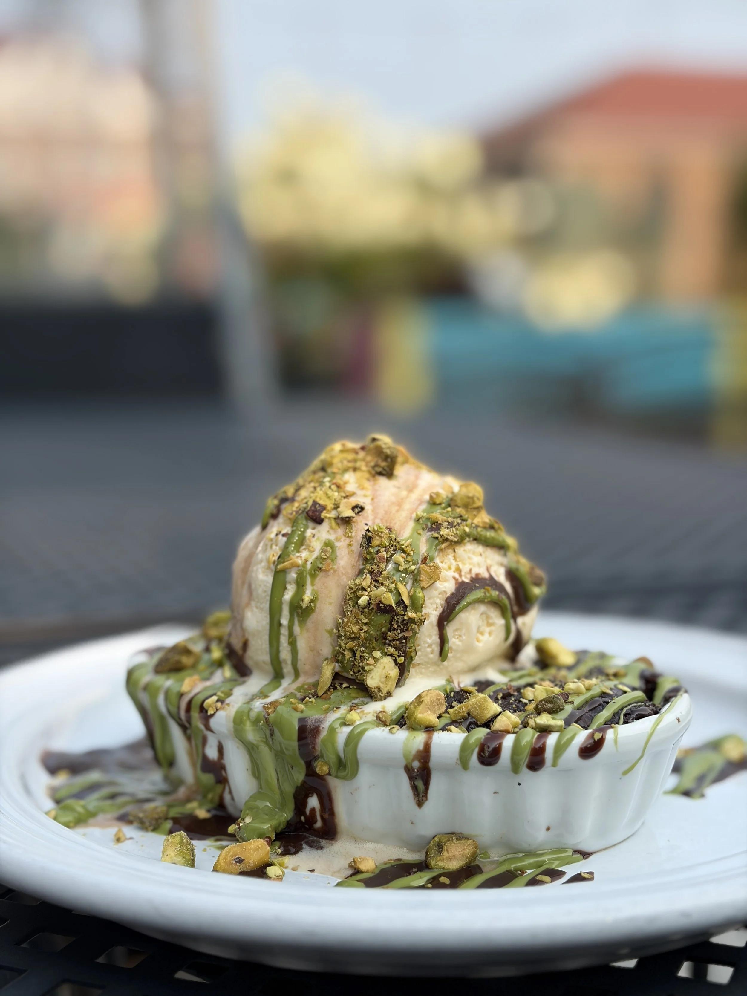 pistachio brownie