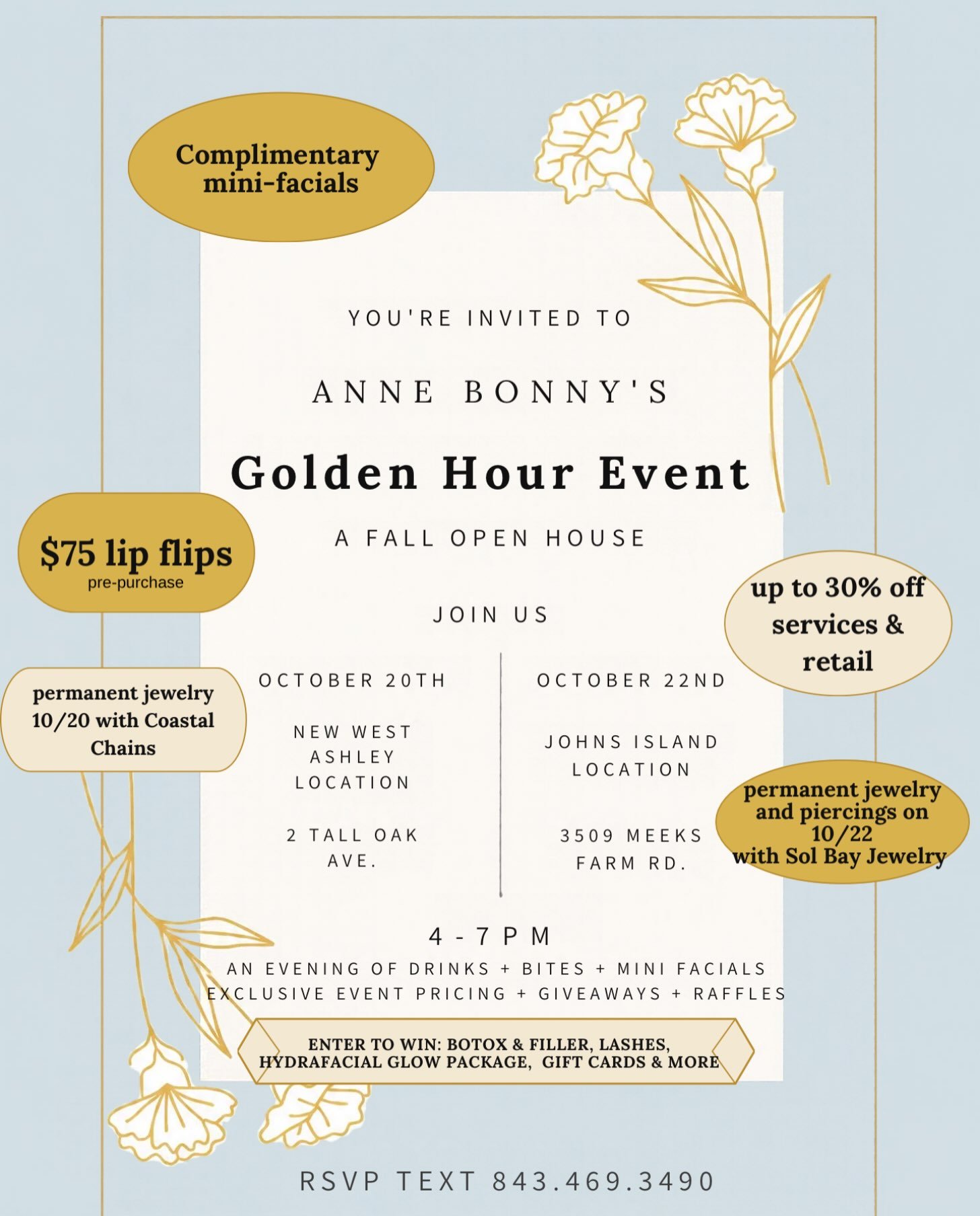 TONIGHT! SEE YOU TONIGHT IN JOHNS ISLAND! 🥂 

#jzi #thingstodocharleston #beautyevent #chs #chsevents