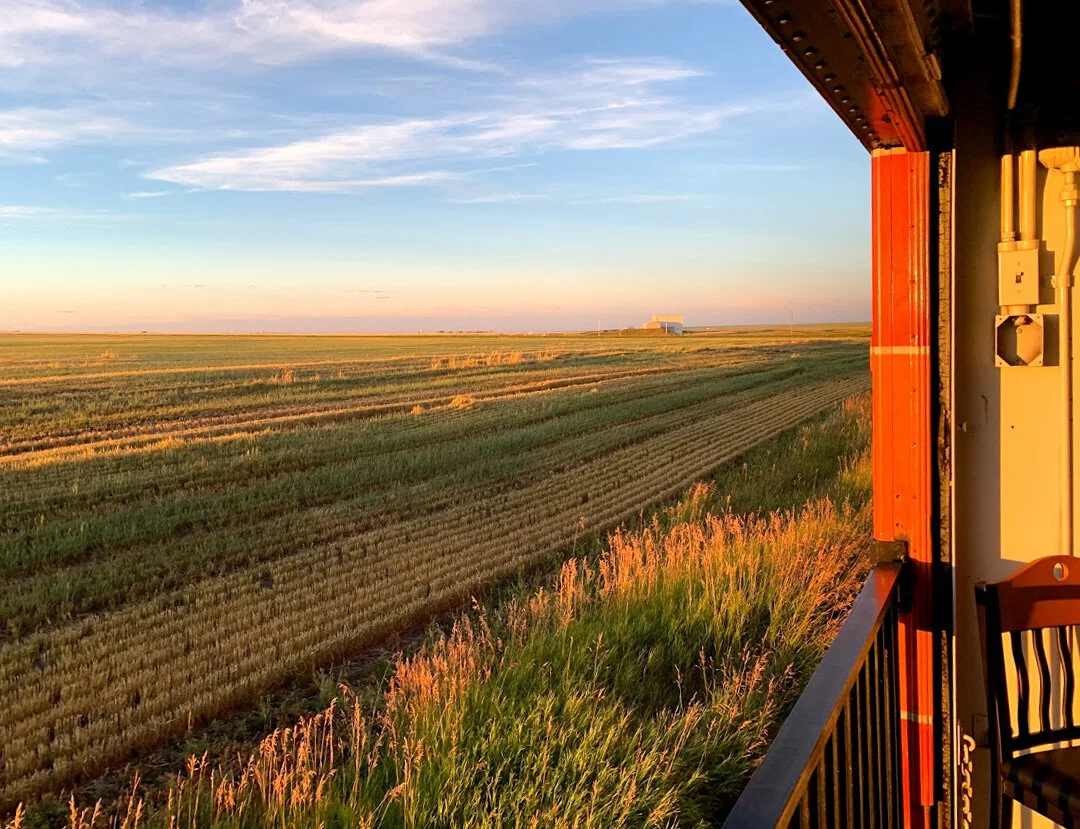 View from a Prairie Train