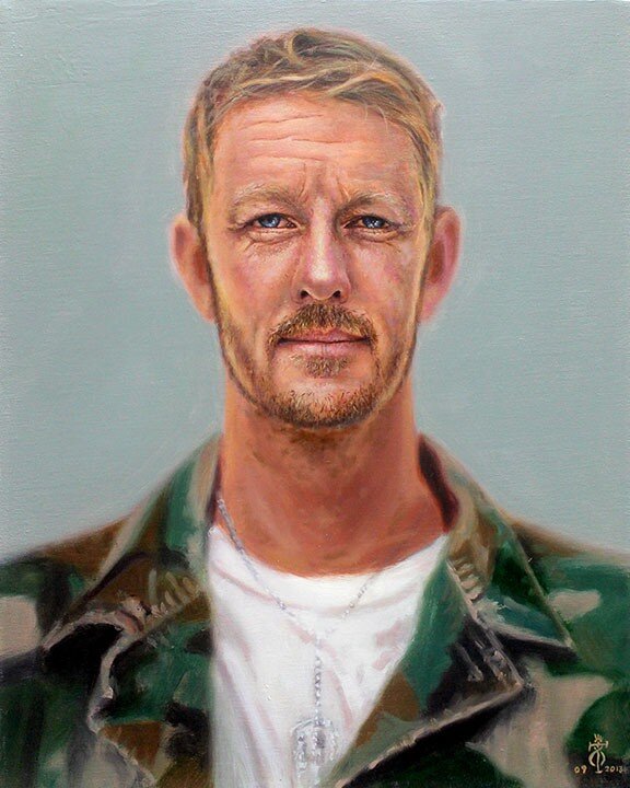   Sarge , 2013   Oil on linen, 16 x 20 inches. 