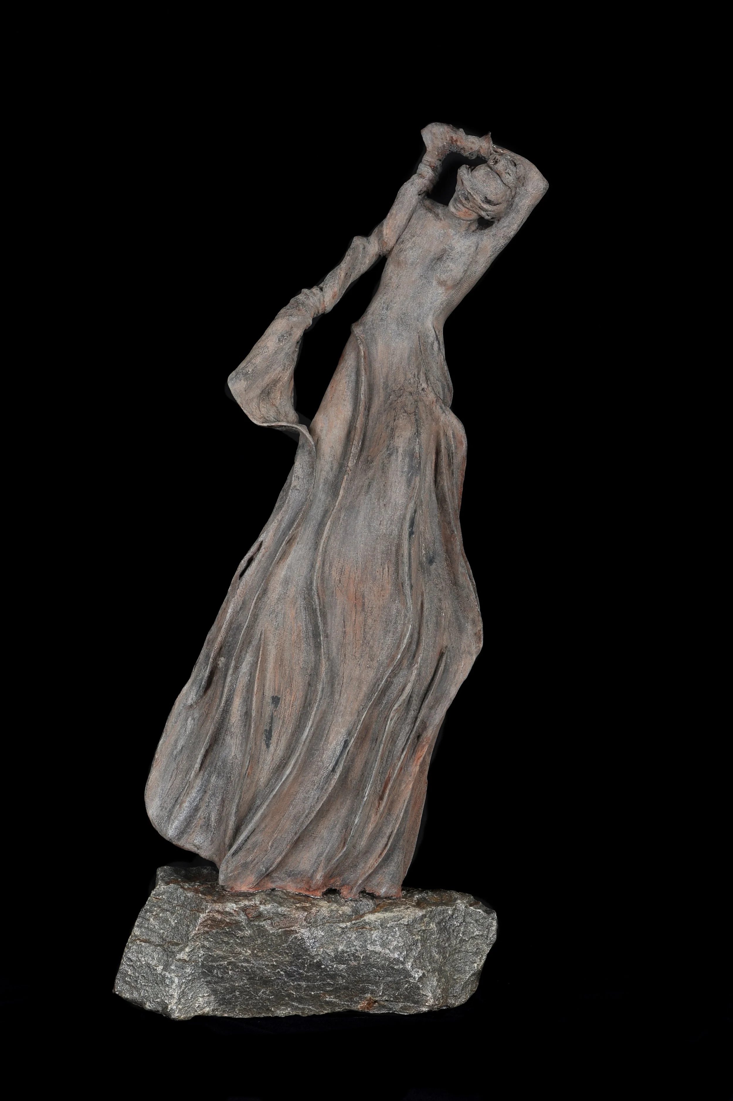 Nemesis - 80cm H Plaster cloth on Natural Stone.JPG