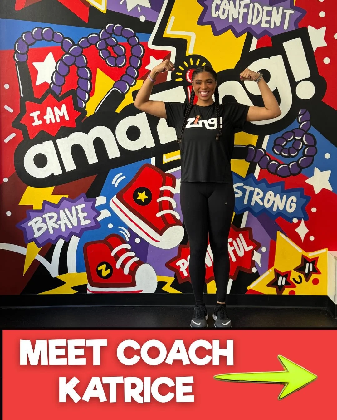 It&rsquo;s our first #TEAMTUESDAY 🎉
 Meet Katrice (aka Coach K) 💪🫧

She joined the Zing! fam last summer and quickly became a total kid-favorite &mdash; bringing BIG hype, BIG heart, and lots of &ldquo;amaZING!&rdquo; energy everywhere she goes😉
