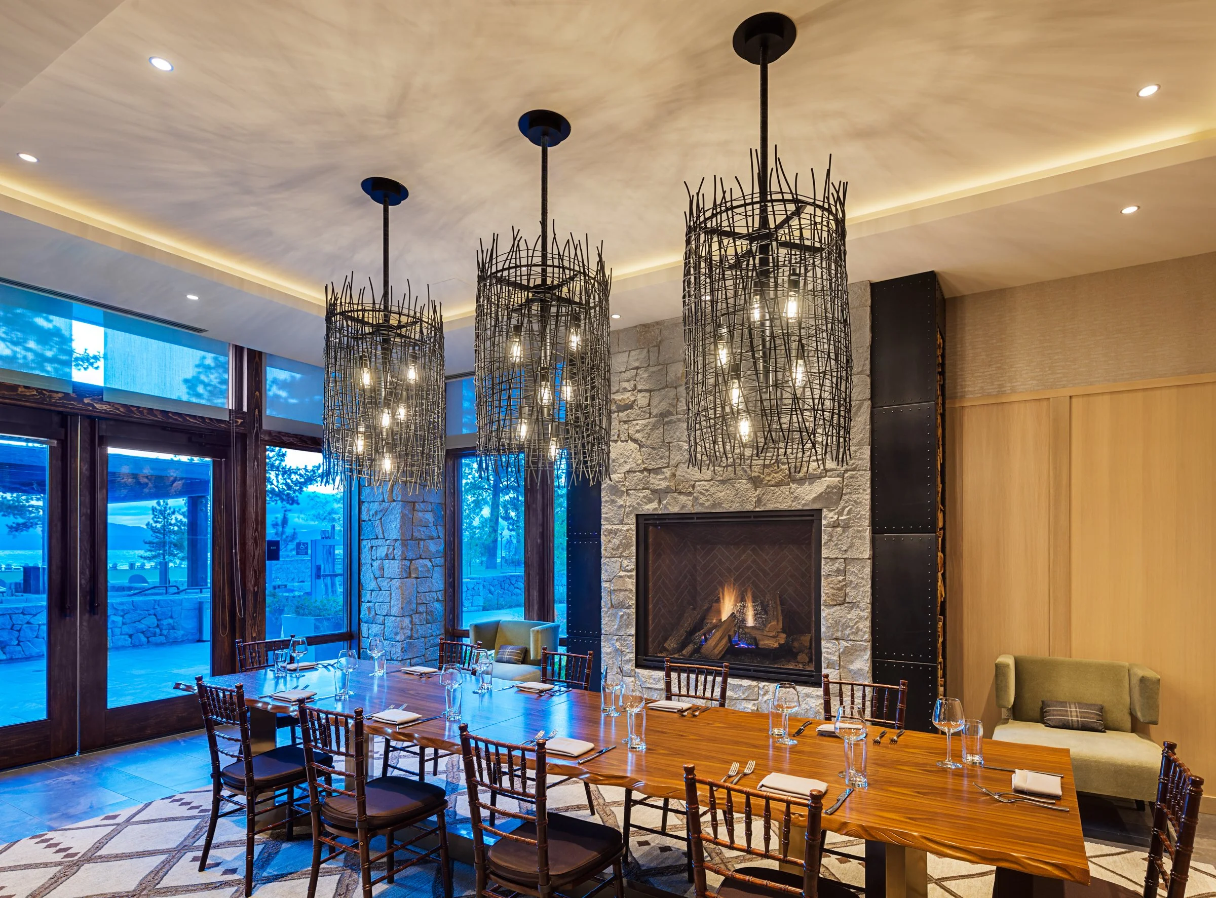 Edgewood Tahoe Resort, Nevada, by Chicago Hotel photographer Wayne Cable. 