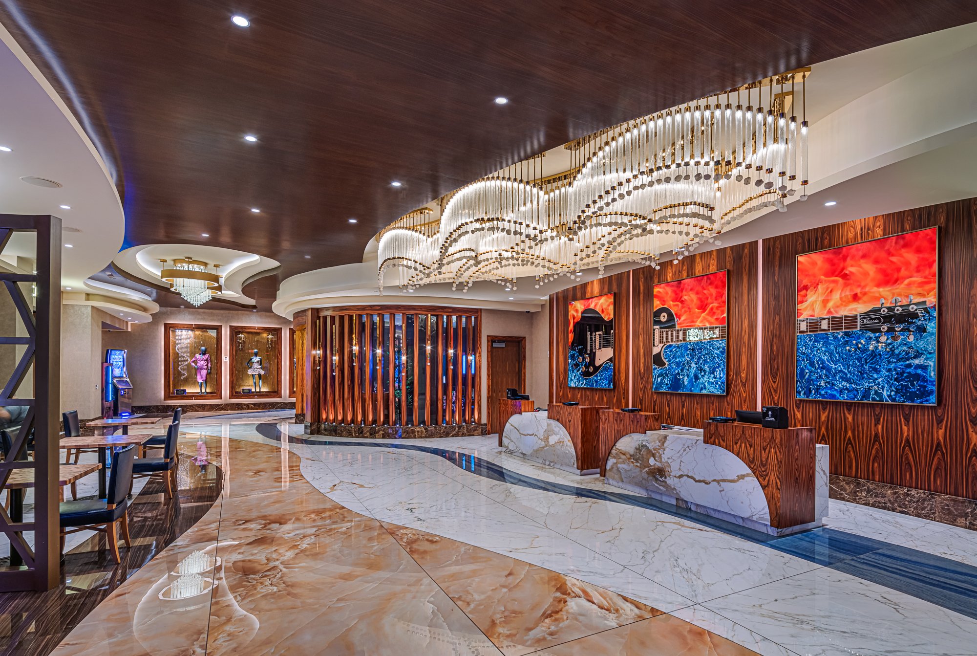Lobby, Hard Rock Hotel & Casino Sacramento at Fire Mountain, California