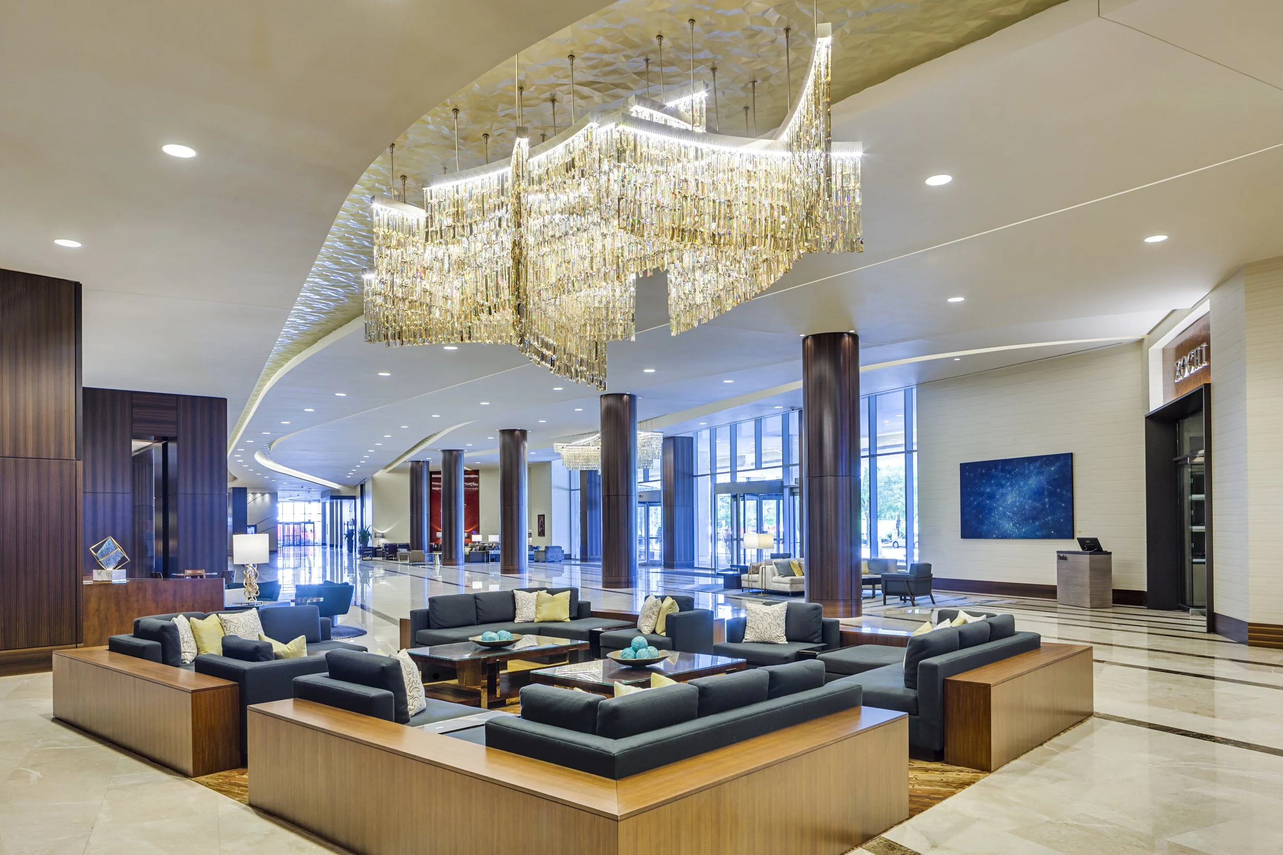Houston Marriott Marquis by Chicago Hospitality Photographer Wayne Cable 