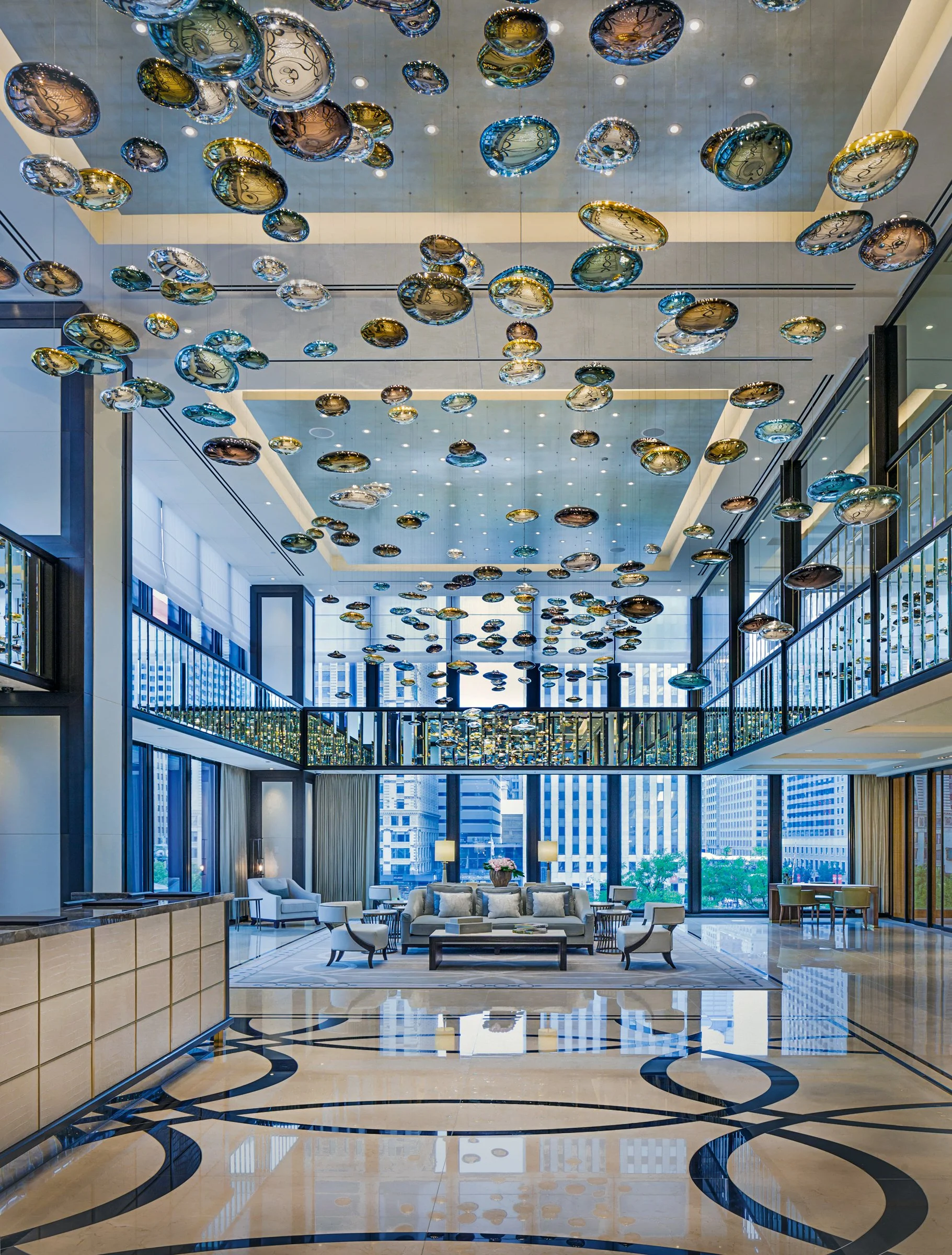 The Langham Hotel, Chicago by photographer Wayne Cable.