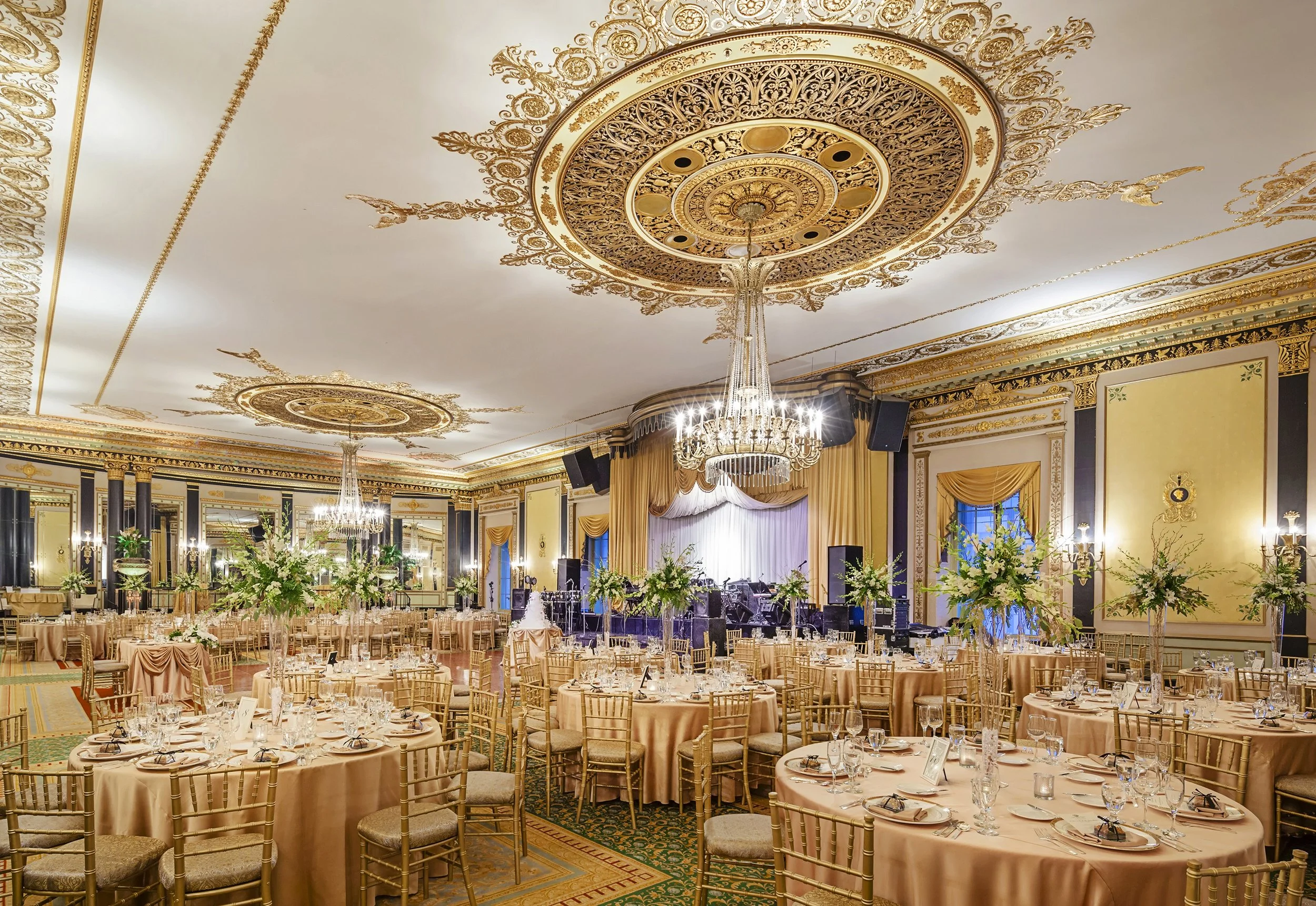 Palmer House Hilton Hotel, Chicago, Illinois by hospitality photographer Wayne Cable.