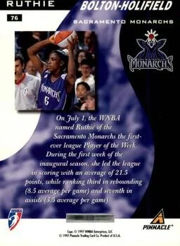 1997 Pinnacle Inside WNBA #76