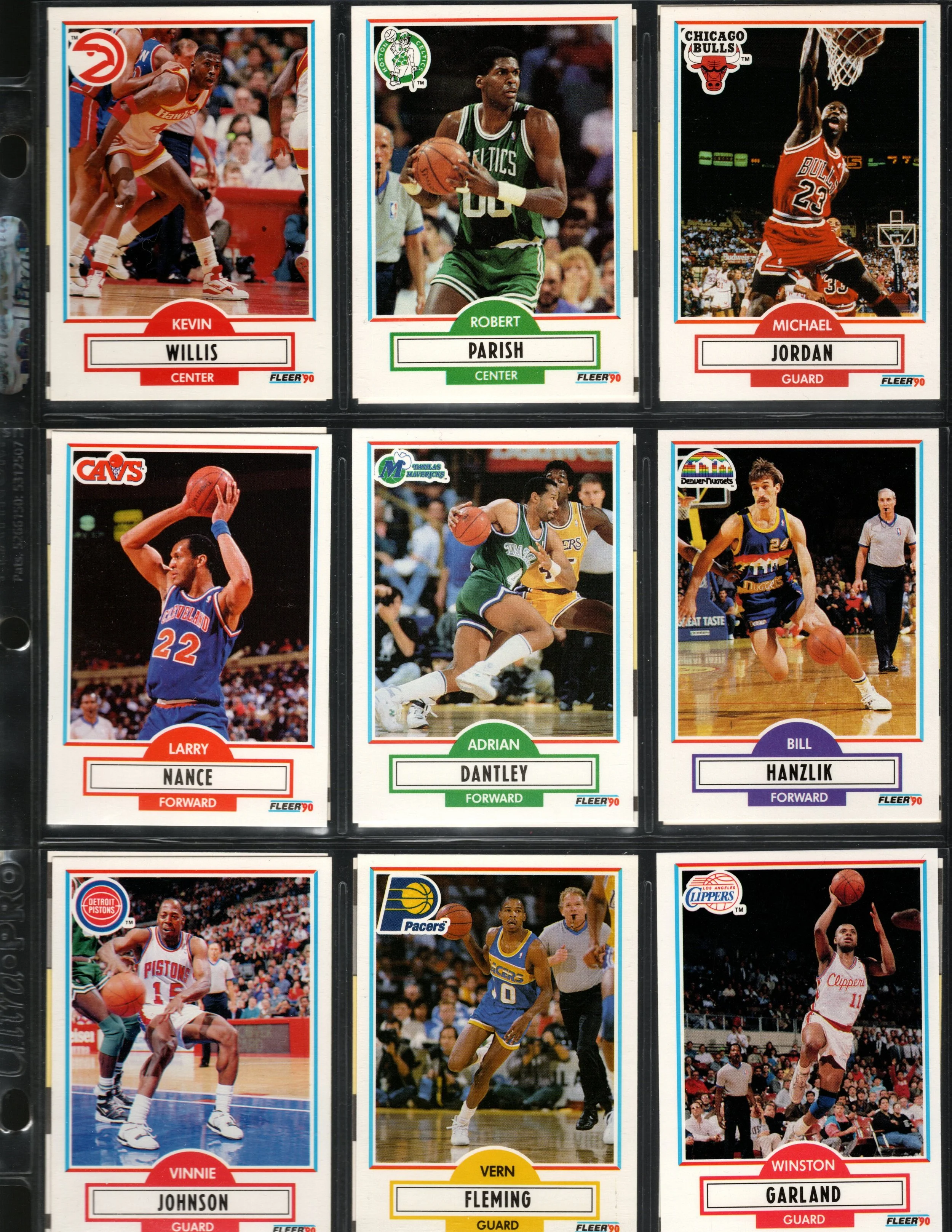 1990-91 Fleer page 1