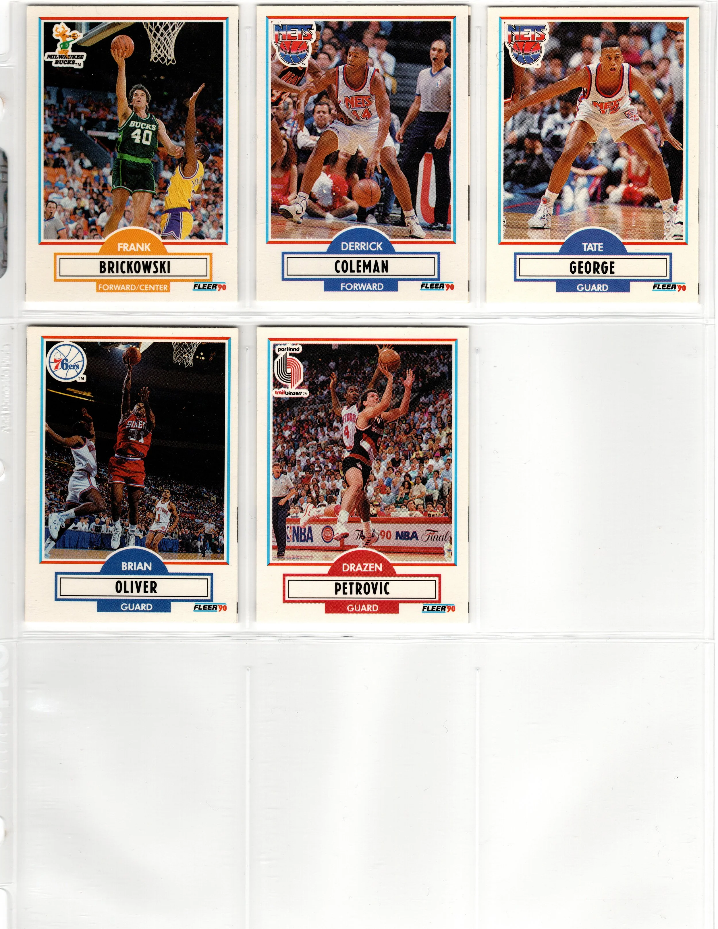 1990-91 Fleer Update page 2