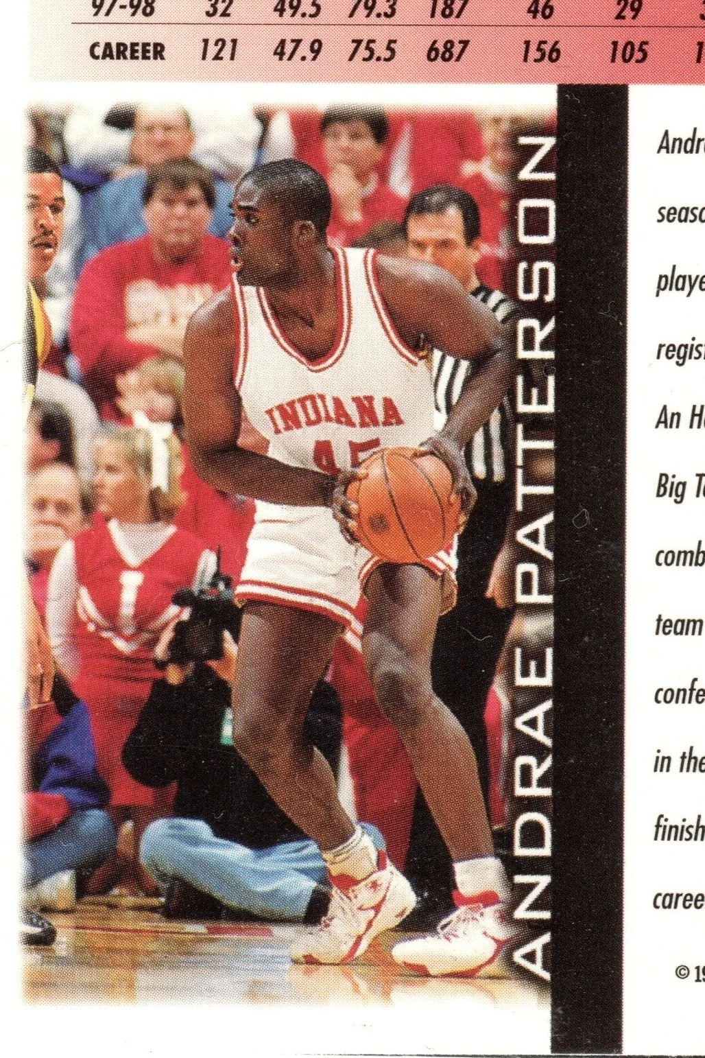 1998 Press Pass #35 (back)