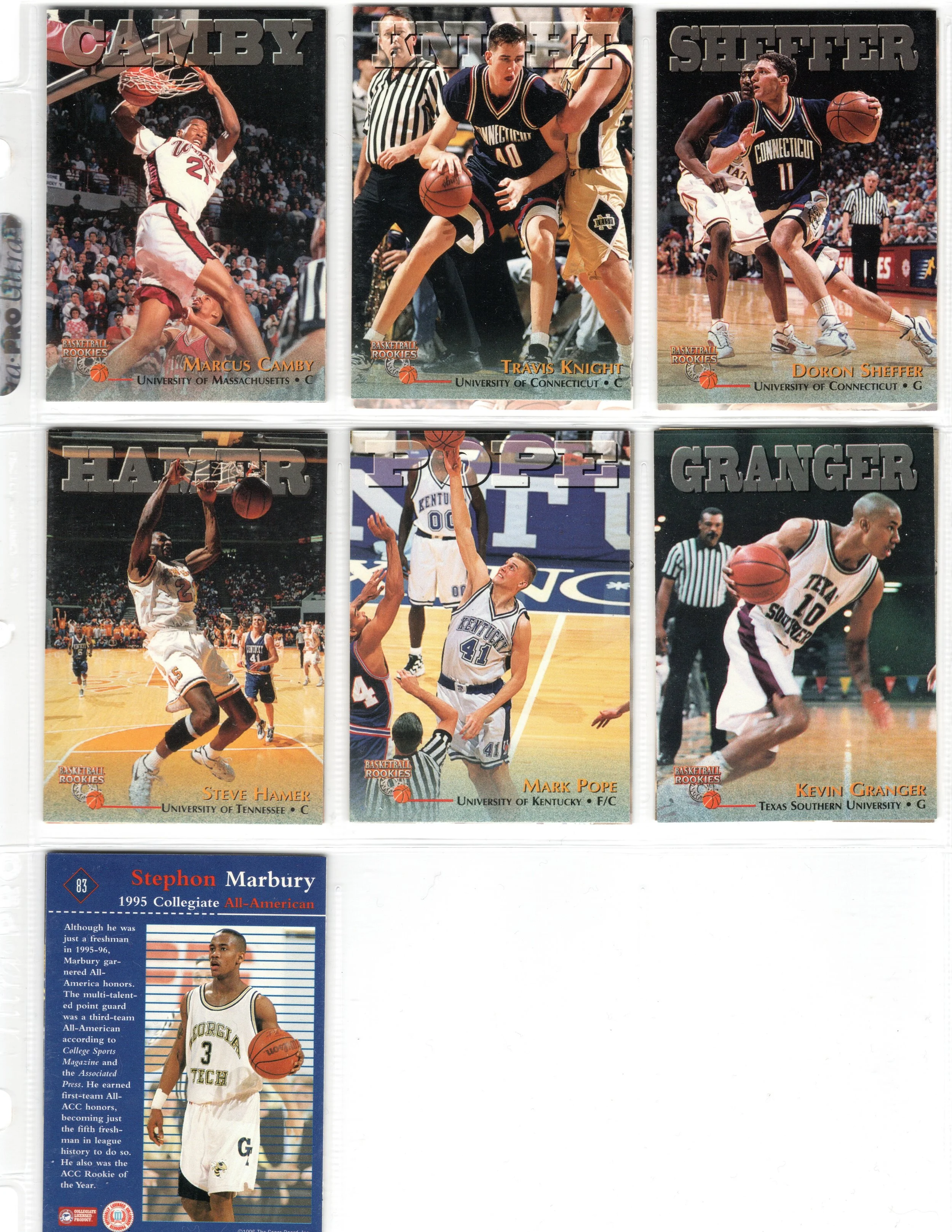1996 Score Board Rookies