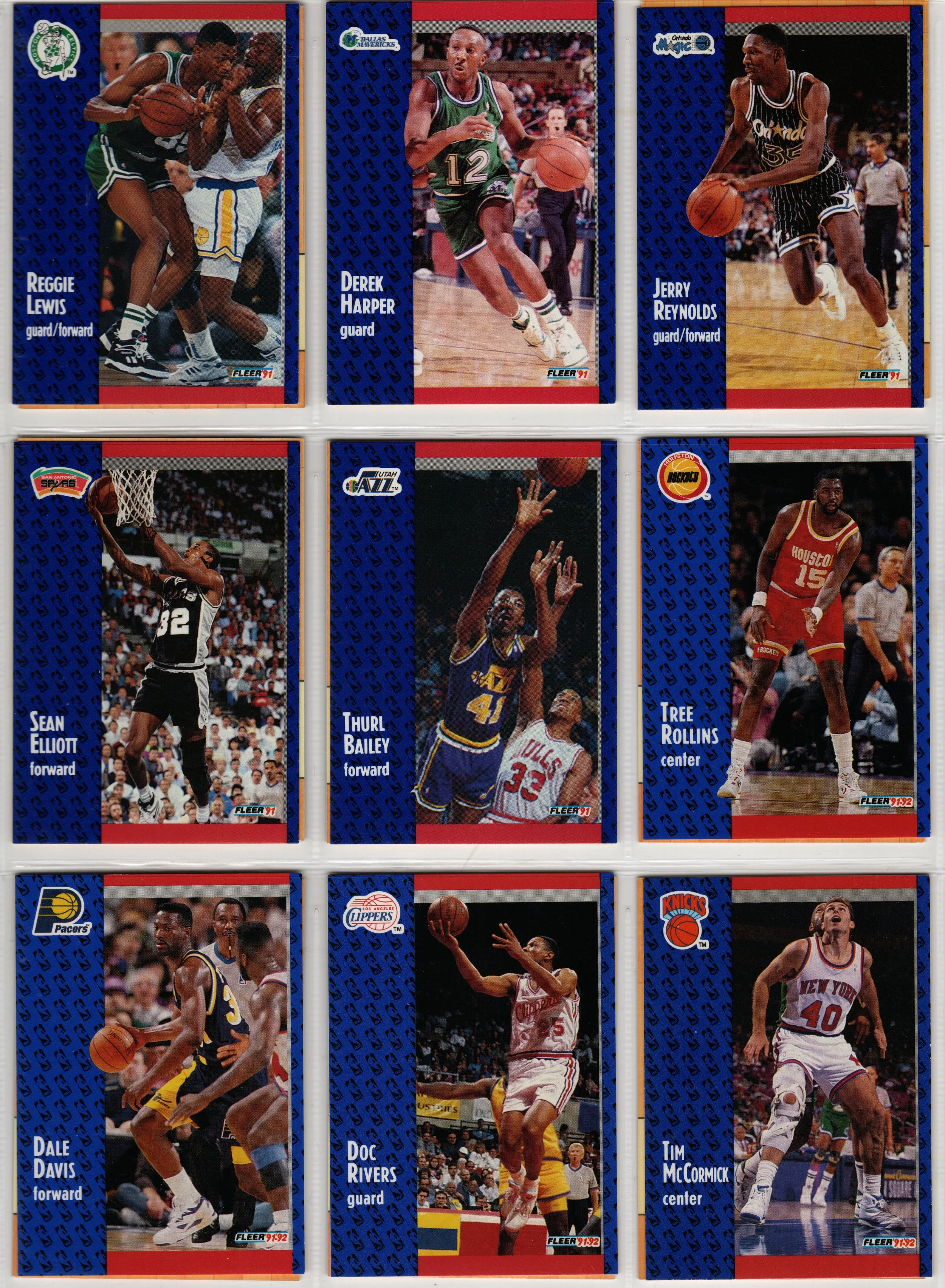 1991-92 Fleer page 1