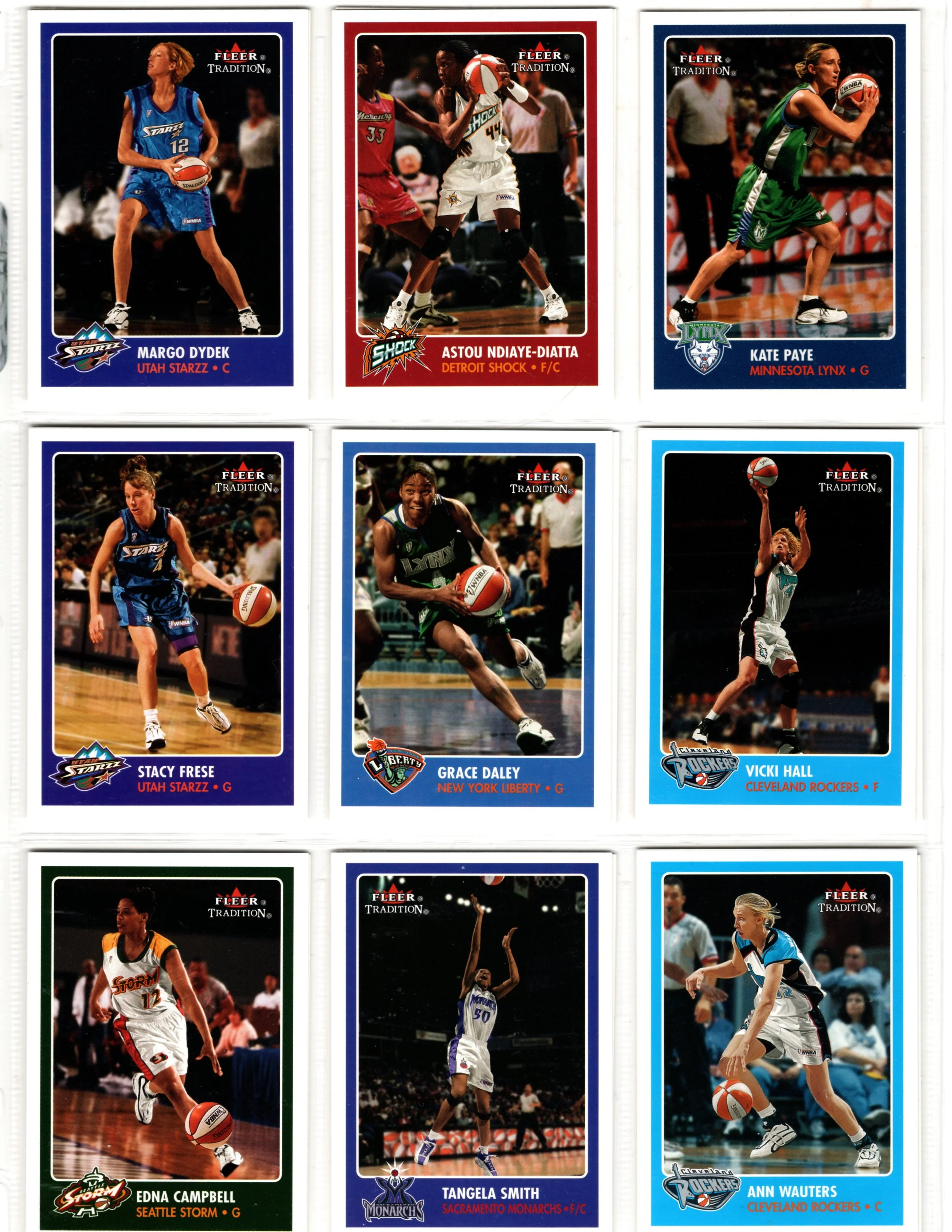 2001 Fleer Tradition WNBA page 1