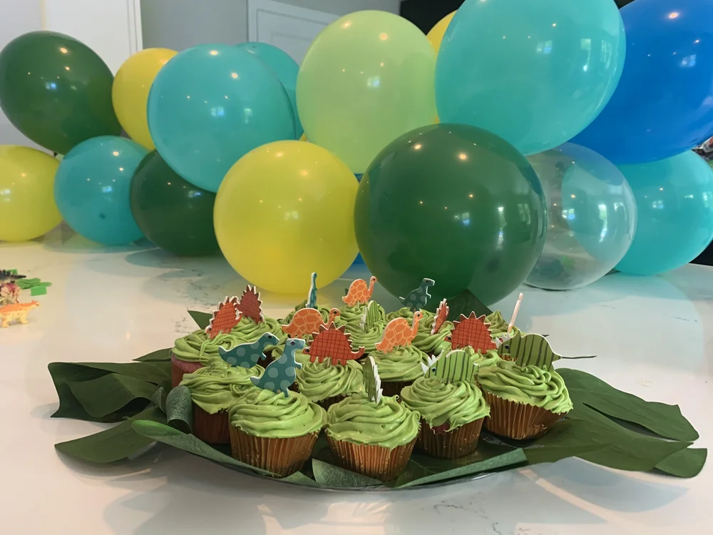 Dino cupcakes
