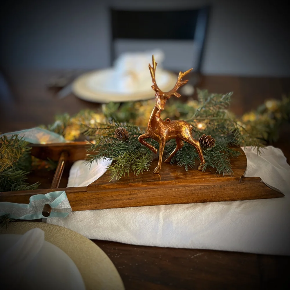 Sleigh family treasure centerpiece