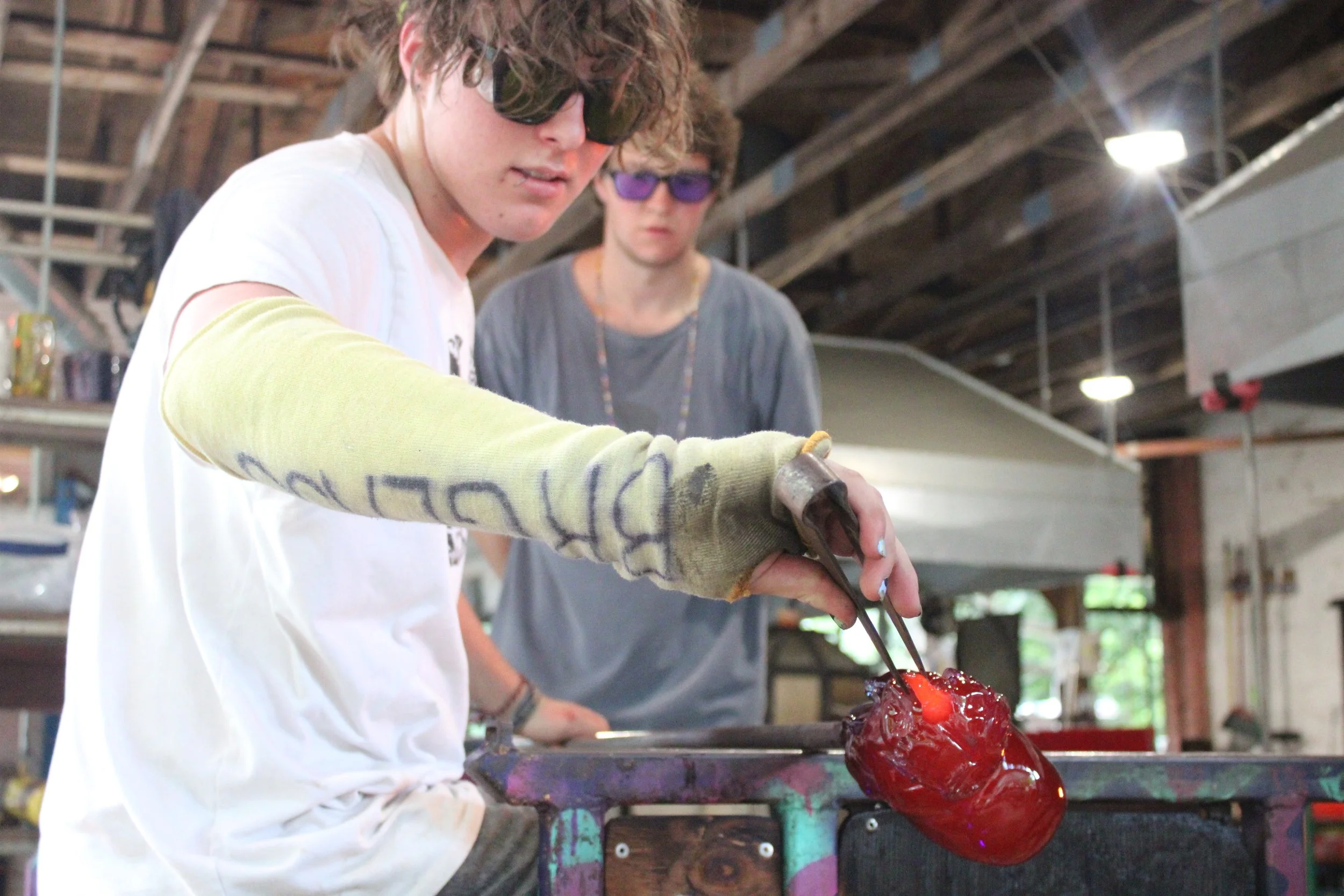 !Glass hot sculpting.JPG