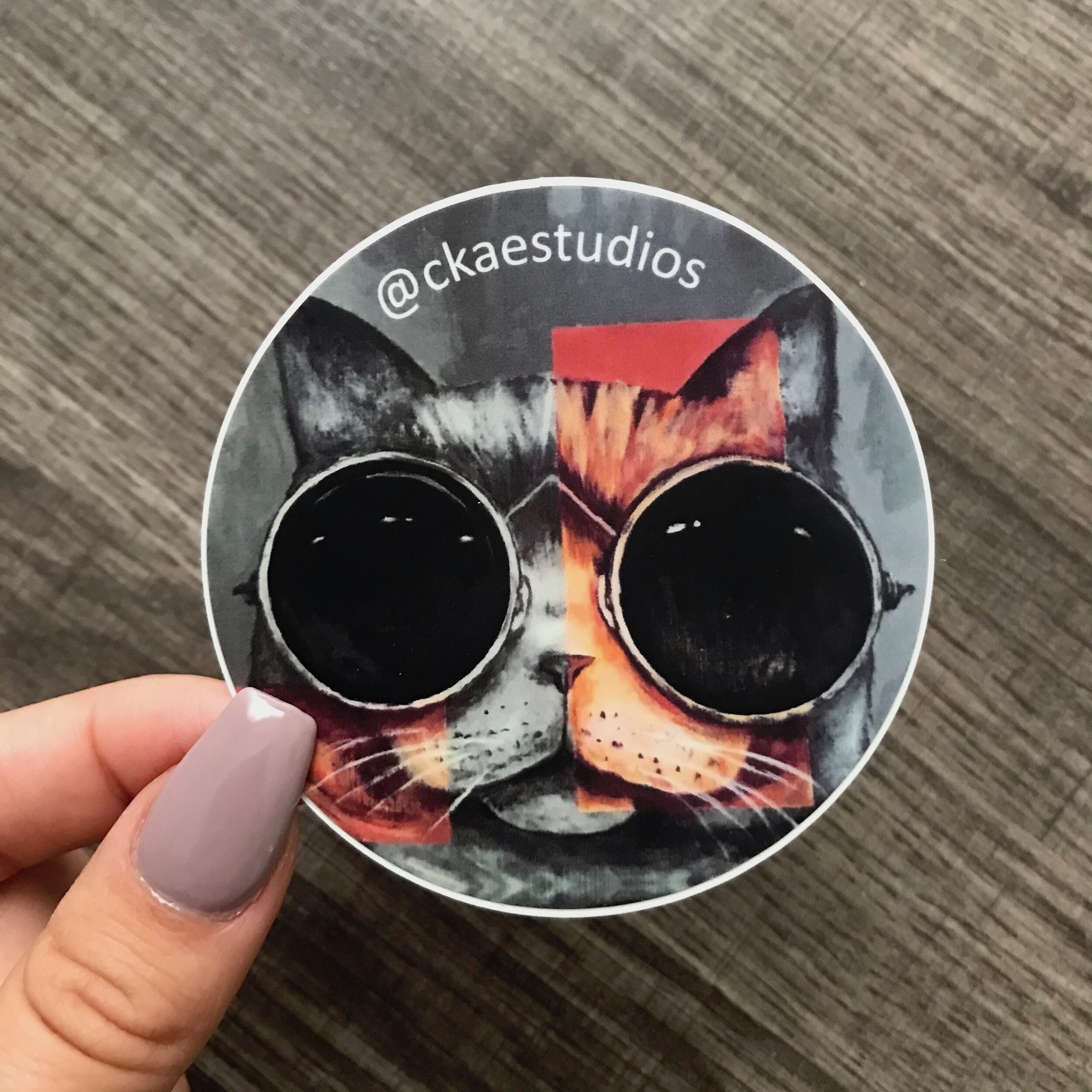 Specs Cat Sticker wood.jpeg
