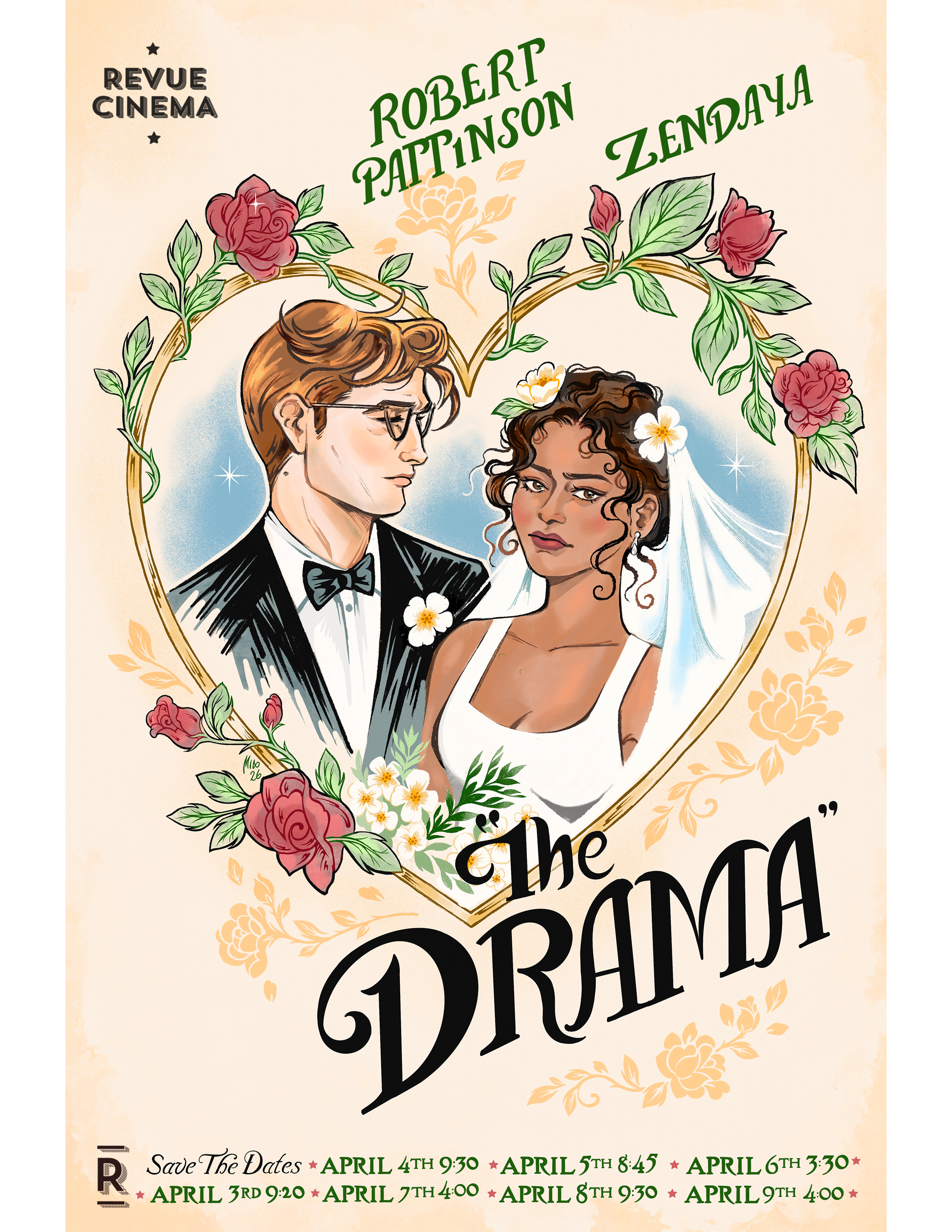 REVUE CINEMA, "The DRAMA" Poster, April 2026.