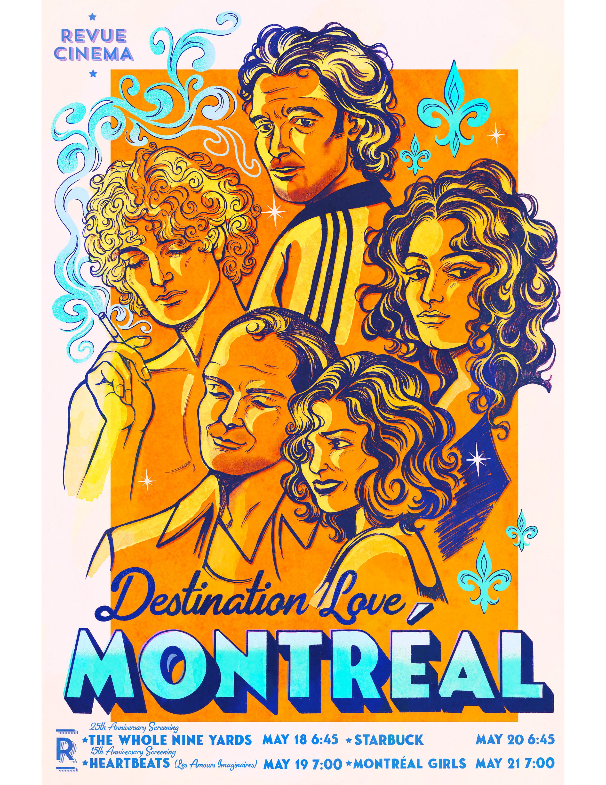 REVUE CINEMA, "DL Montréal" Poster, April 2025.