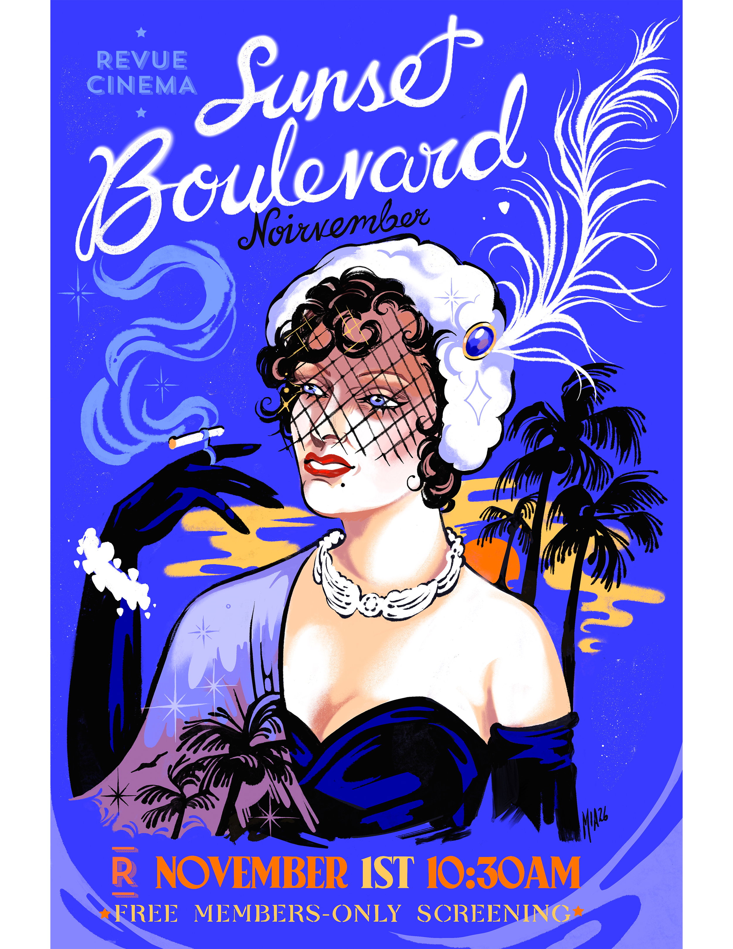 REVUE CINEMA, "Sunset Boulevard" Poster, Nov 2026.