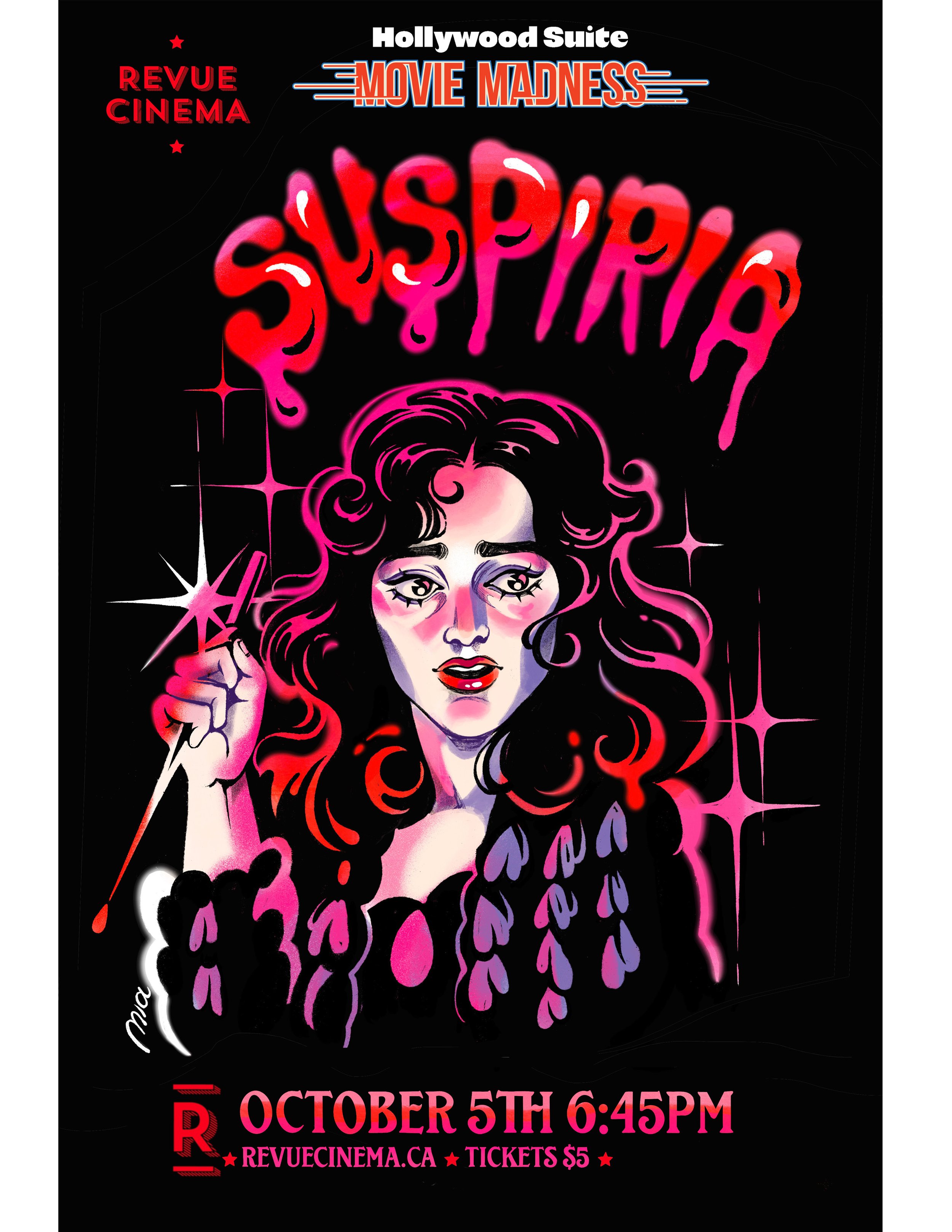 REVUE CINEMA, "SUSPIRIA" Poster, October 2026.