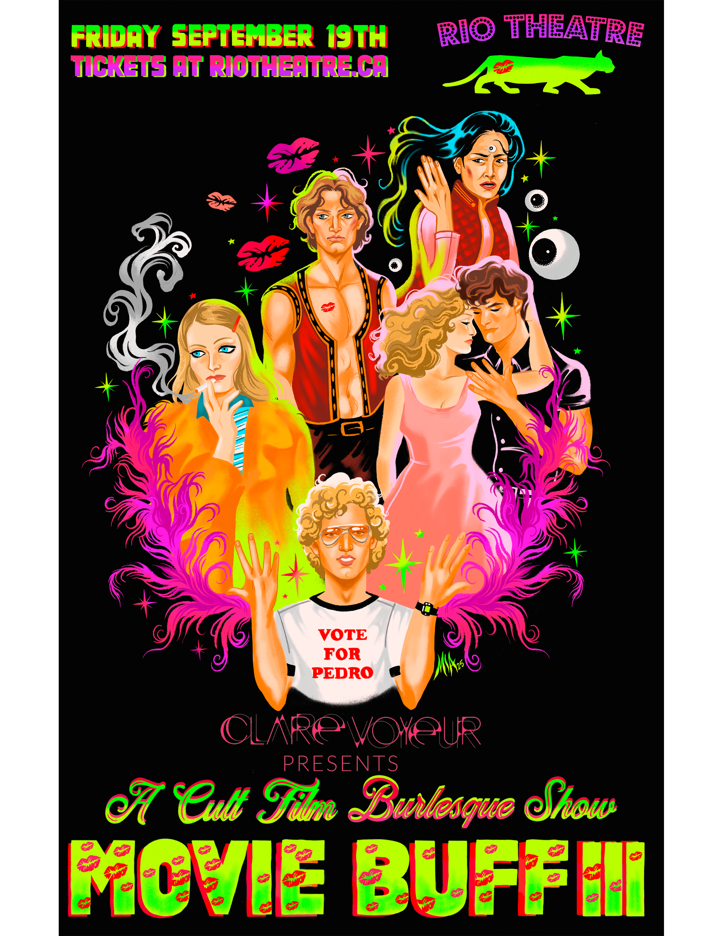 RIO THEATRE, “ Movie Buff III” Poster.
