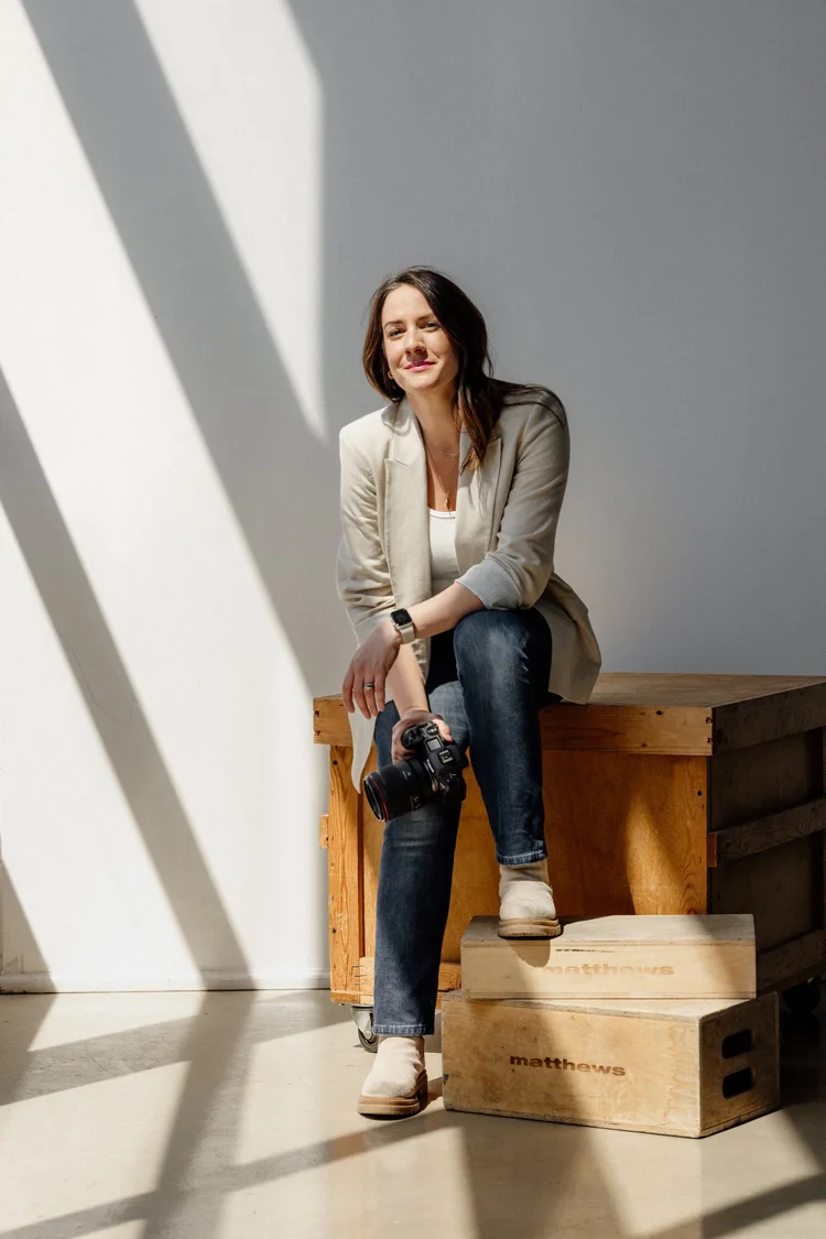 Mary Otanez managing production on location