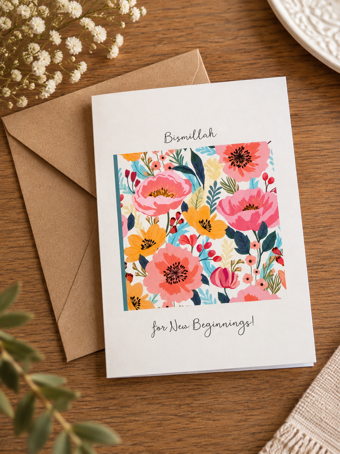 Bismillah for the new beginnings- floral