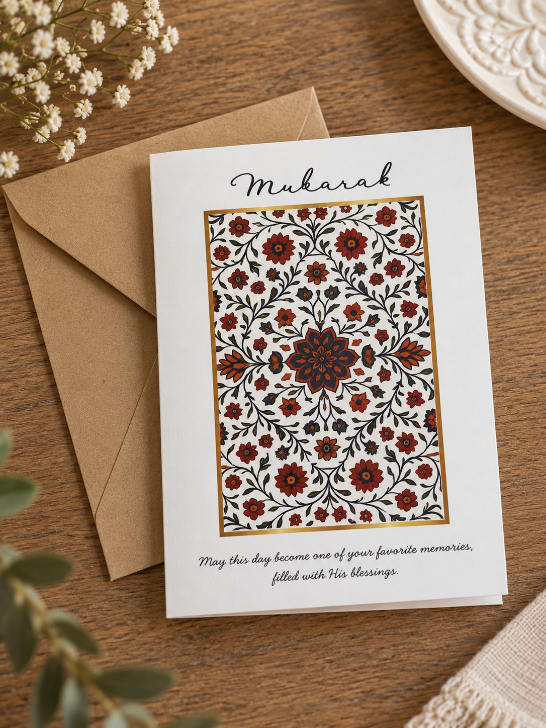Greeting card- Mubarak