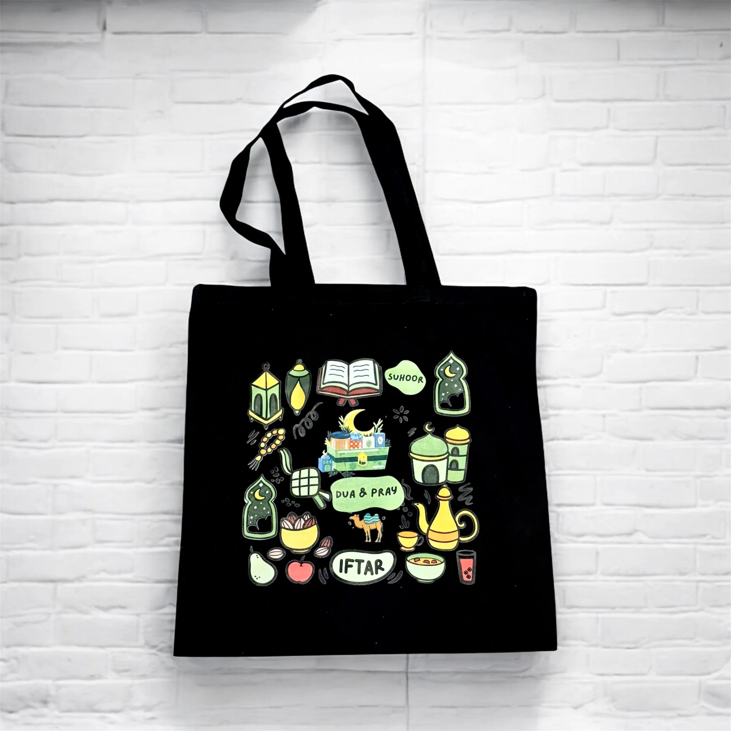 Taraweeh Tote bag- Black