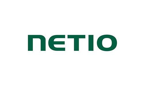 The word 'NETIO' written in green uppercase and lowercase letters on a white background.