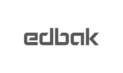Edbak logo in black lowercase letters on a white background.