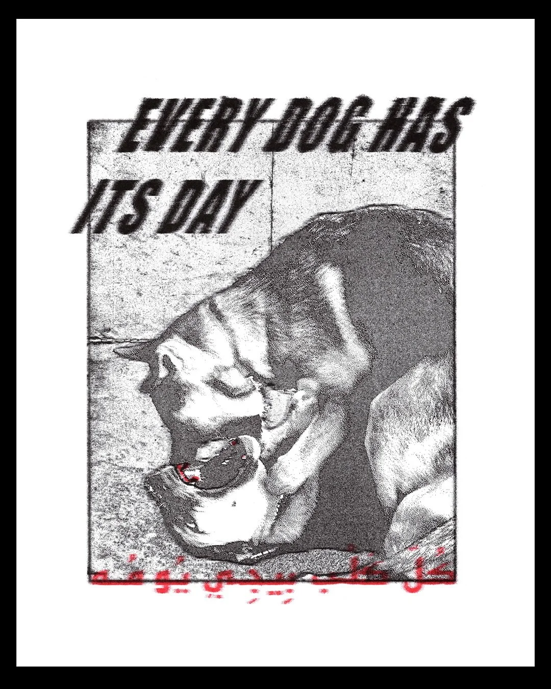 Paco the dog likes to play
 &rlm;҉k҉u҉l҉ ҉k҉a҉l҉b҉ ҉b҉i҉j҉i҉ ҉y҉o҉m҉o҉ 
#risograph #printersofinstagram