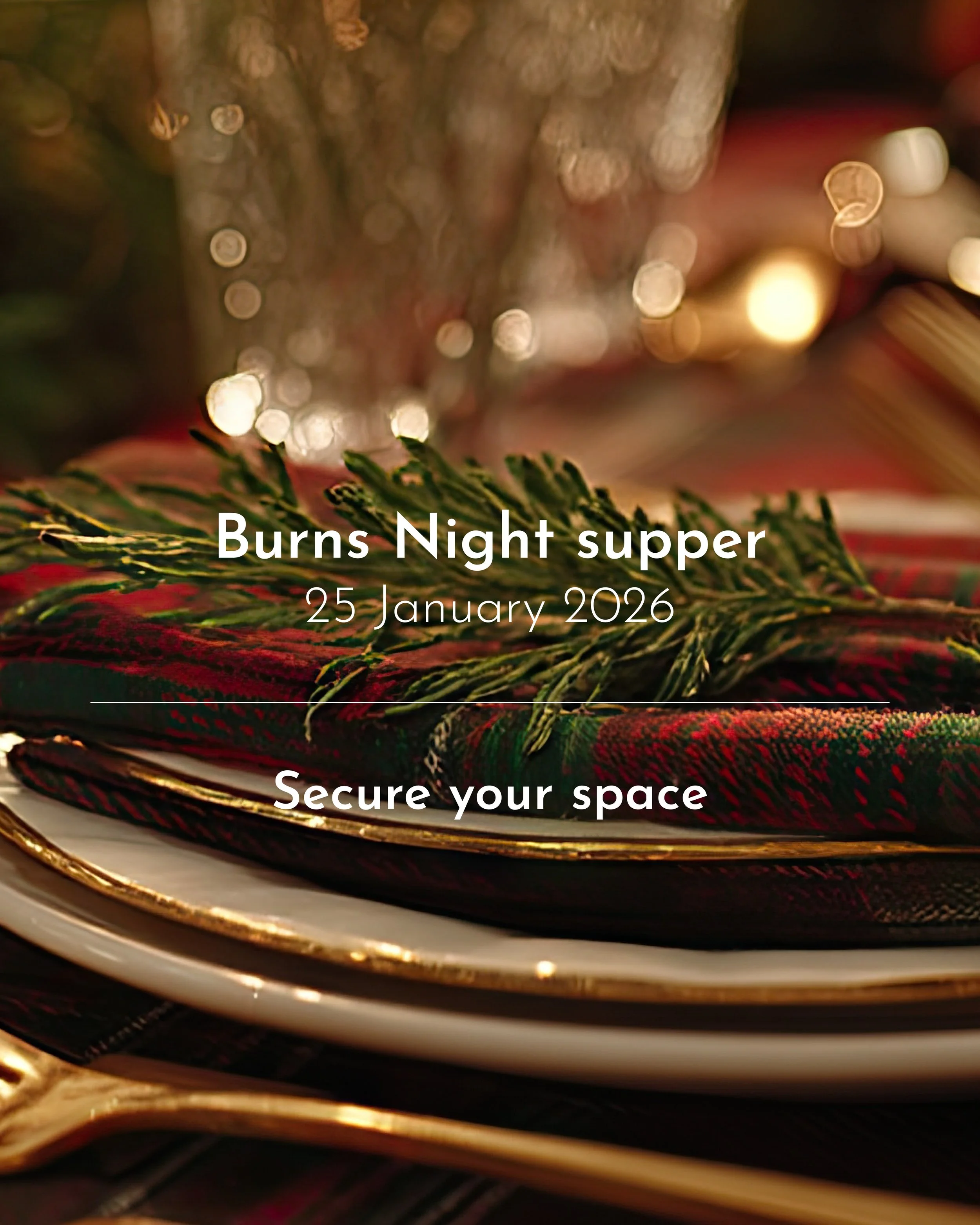 Burns Night at Waresley Park Estate 