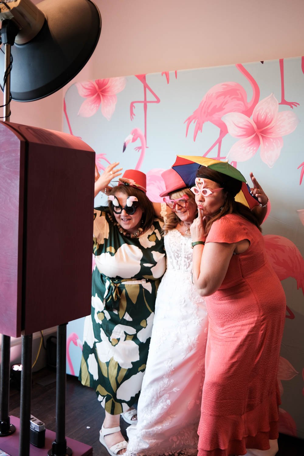 Photo booth action at Brackenborough Hotel