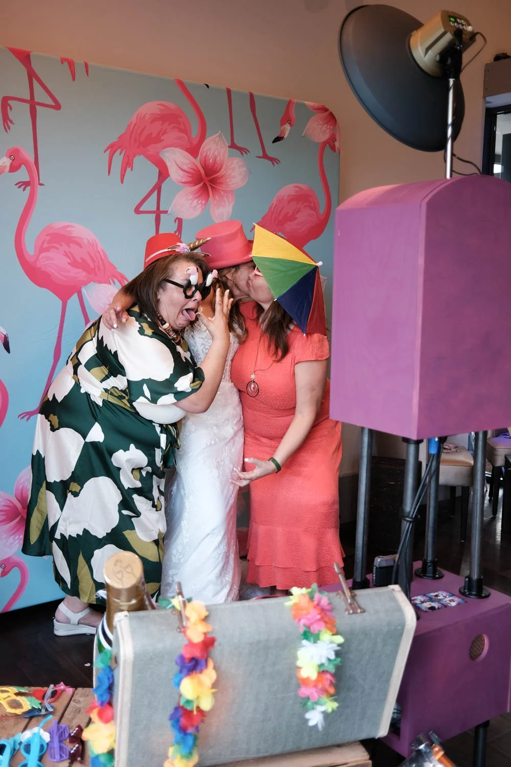 Photo booth action at Brackenborough Hotel