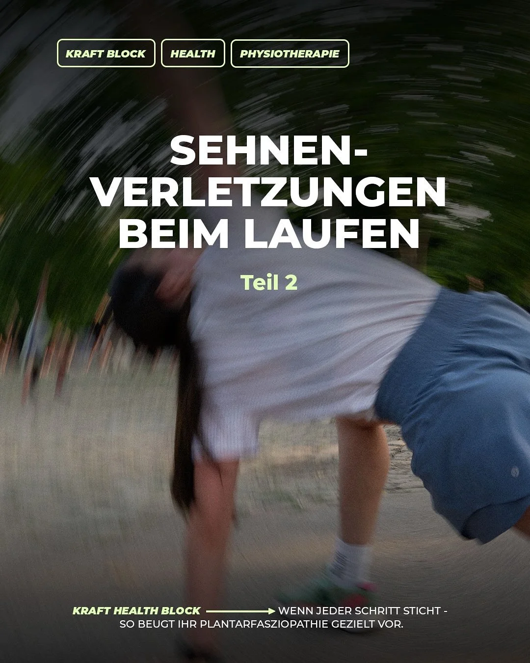 Jeder Schritt sticht?
Schmerzen an der Ferse &ndash; vor allem morgens oder nach Ruhe &ndash; k&ouml;nnen ein Hinweis auf eine Plantarfasziopathie sein.

Doch was steckt dahinter? Und wie werdet ihr die Beschwerden wieder los?

Zusammen mit unserem E